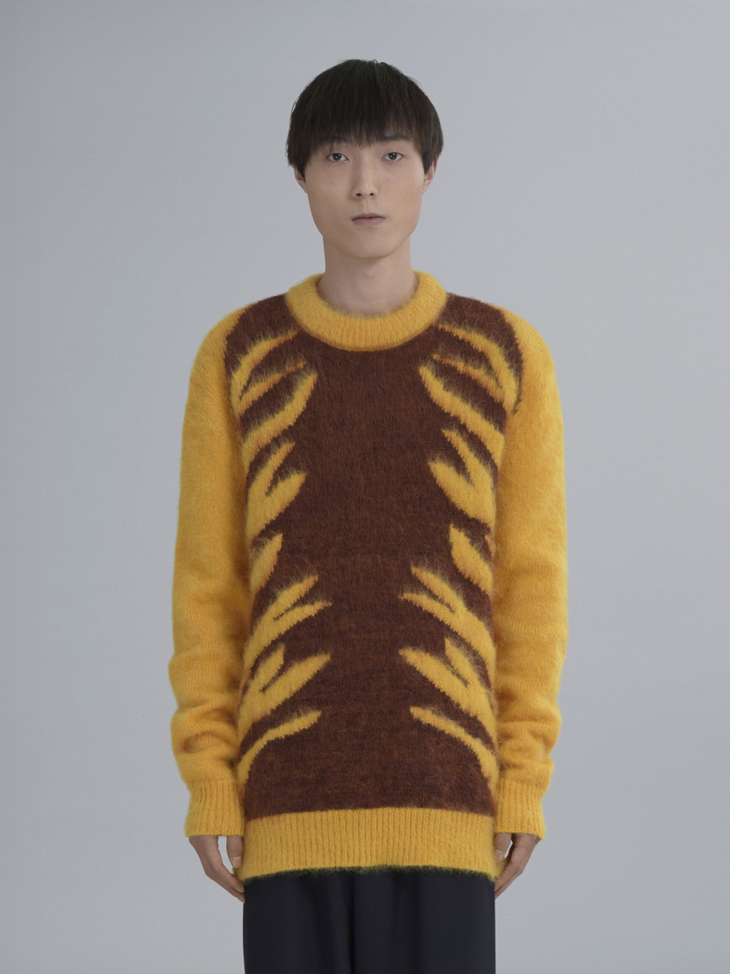 Marni NAIF TIGER INLAY SWEATER outlook