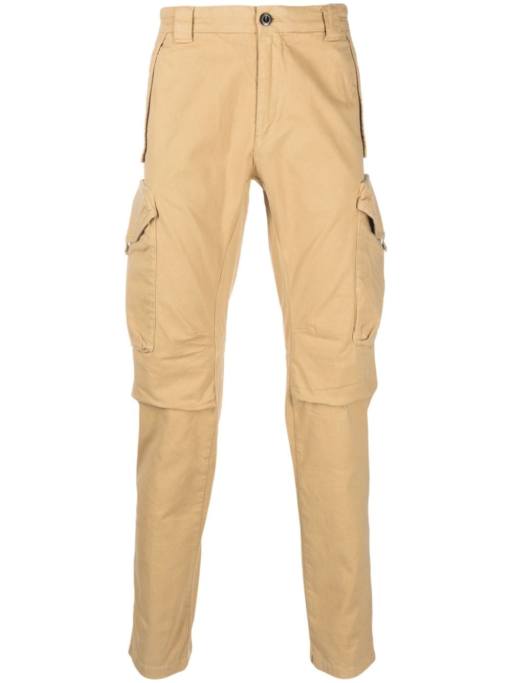 low-rise straight-leg trousers - 1