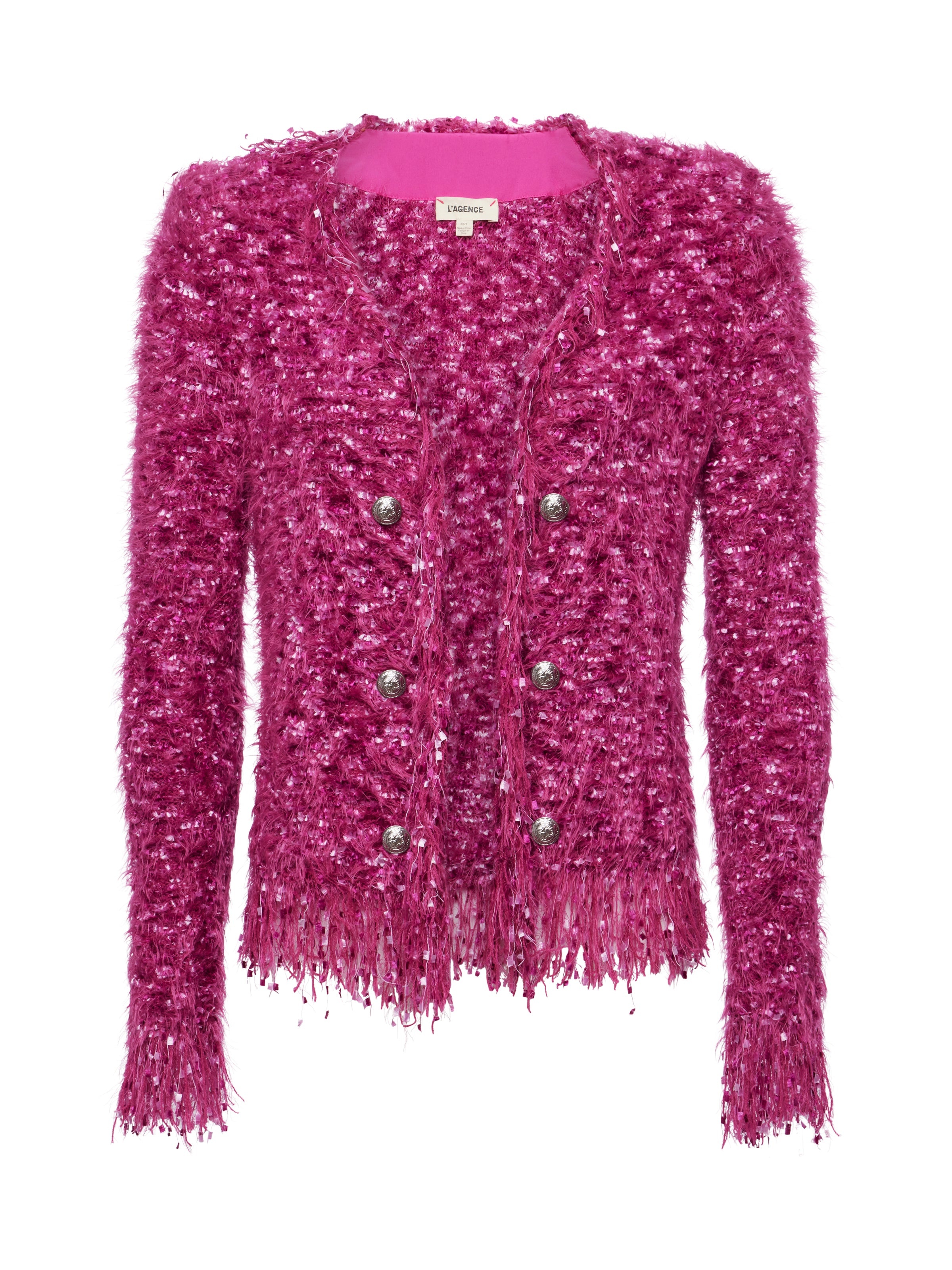 Azure Fringe Cardigan Blazer - 1