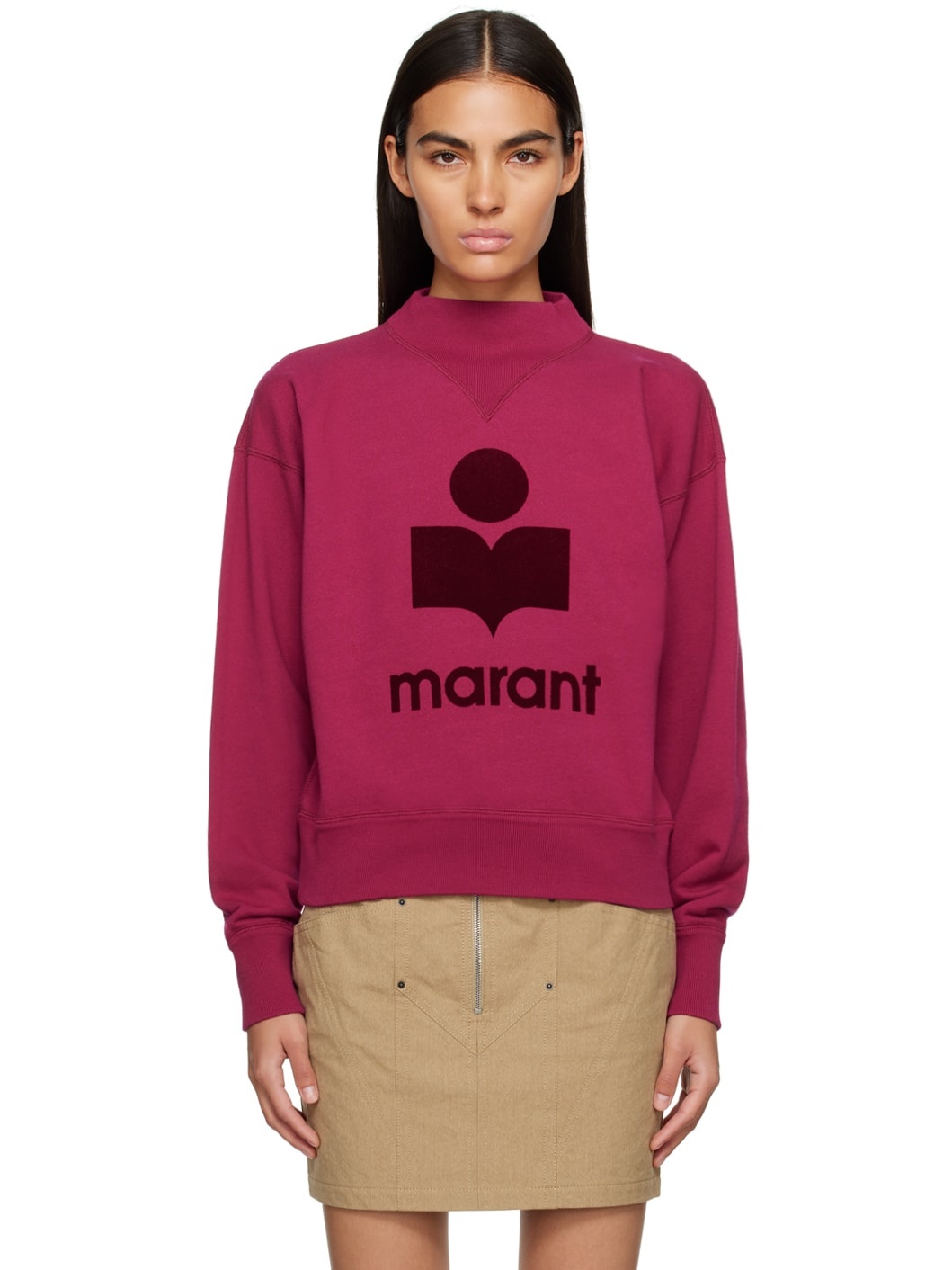 Burgundy Moby Sweatshirt - 1