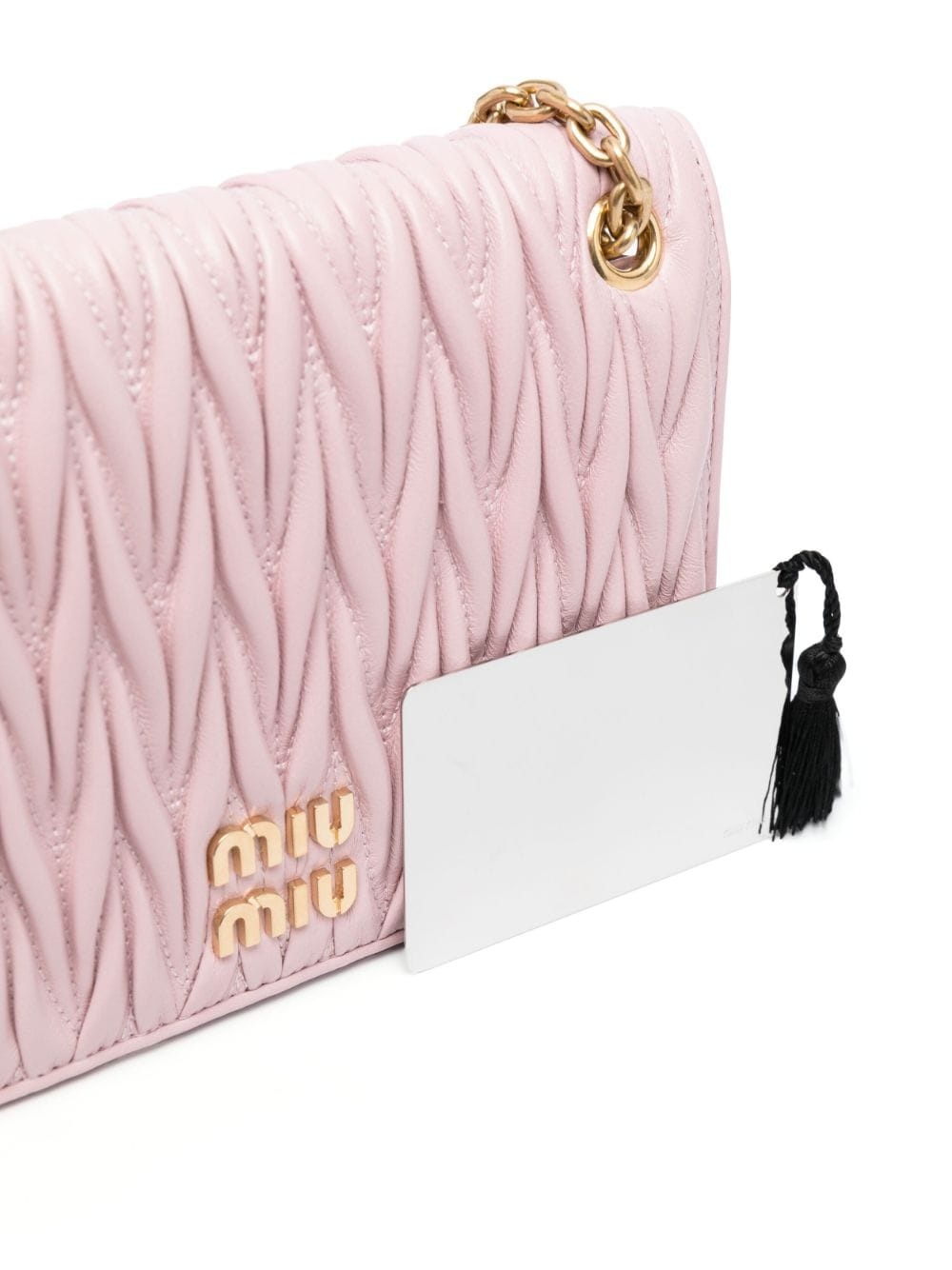 matelassé-effect crossbody bag - 4