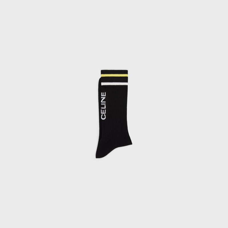 CELINE CELINE SOCKS IN STRIPED COTTON outlook