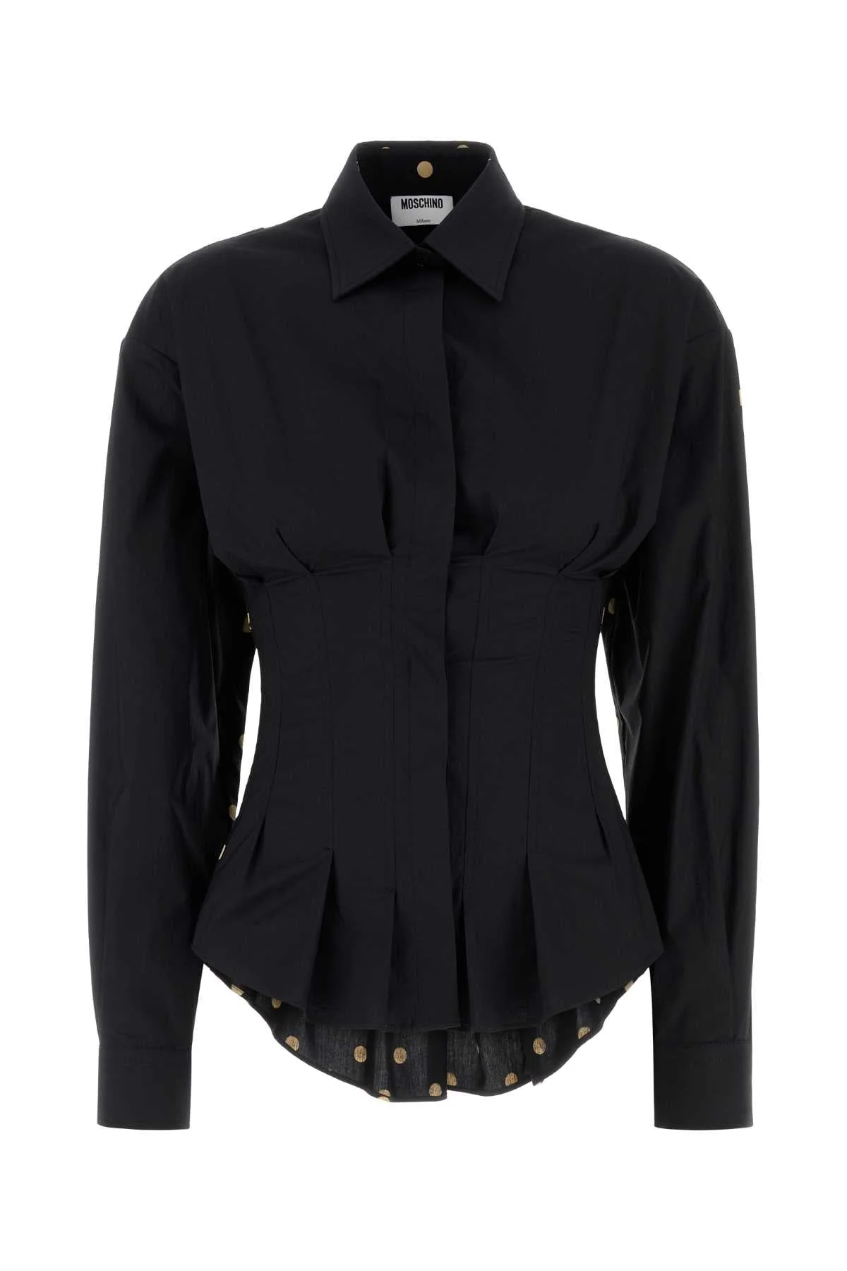 Moschino Women Black Poplin Shirt - 1