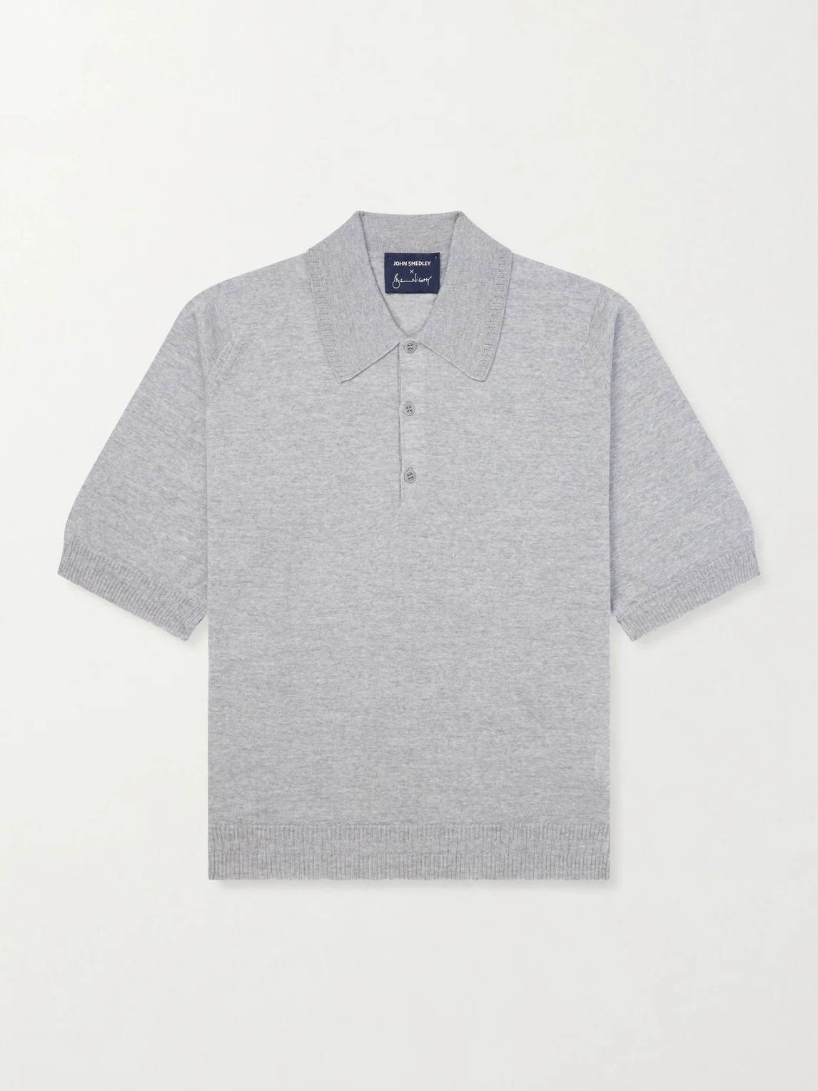 Bill Nighy Merino Wool Polo Shirt - 1