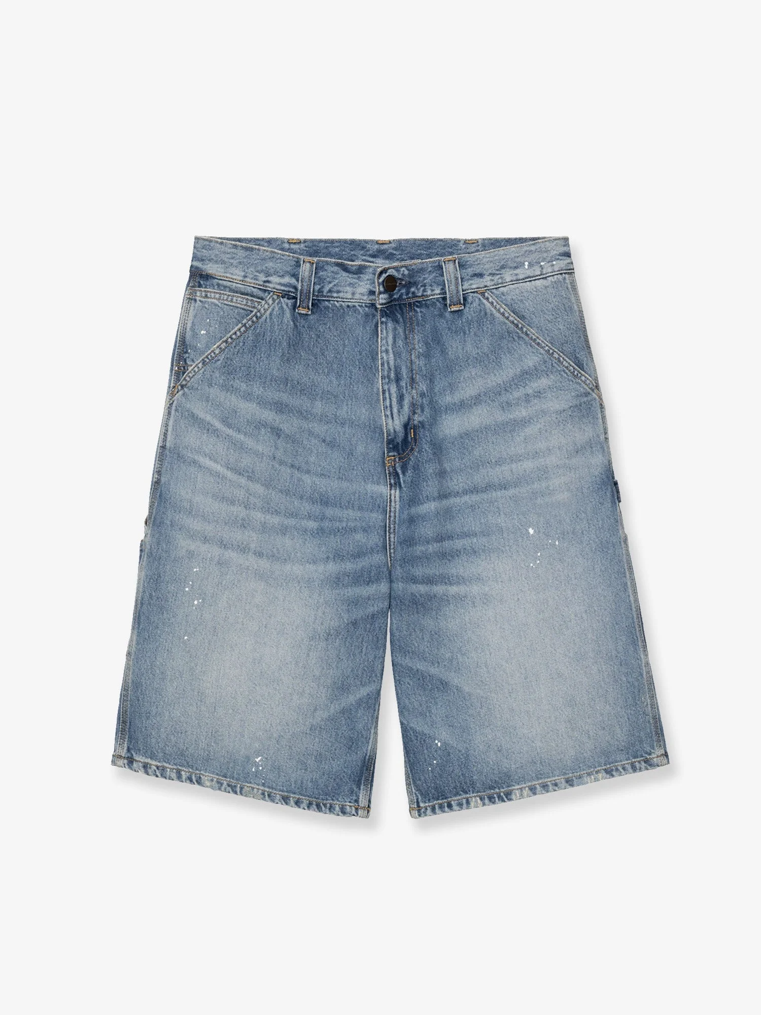 Carhartt Wip Og Single Knee Short Blue Denim Bermuda Shorts - 1