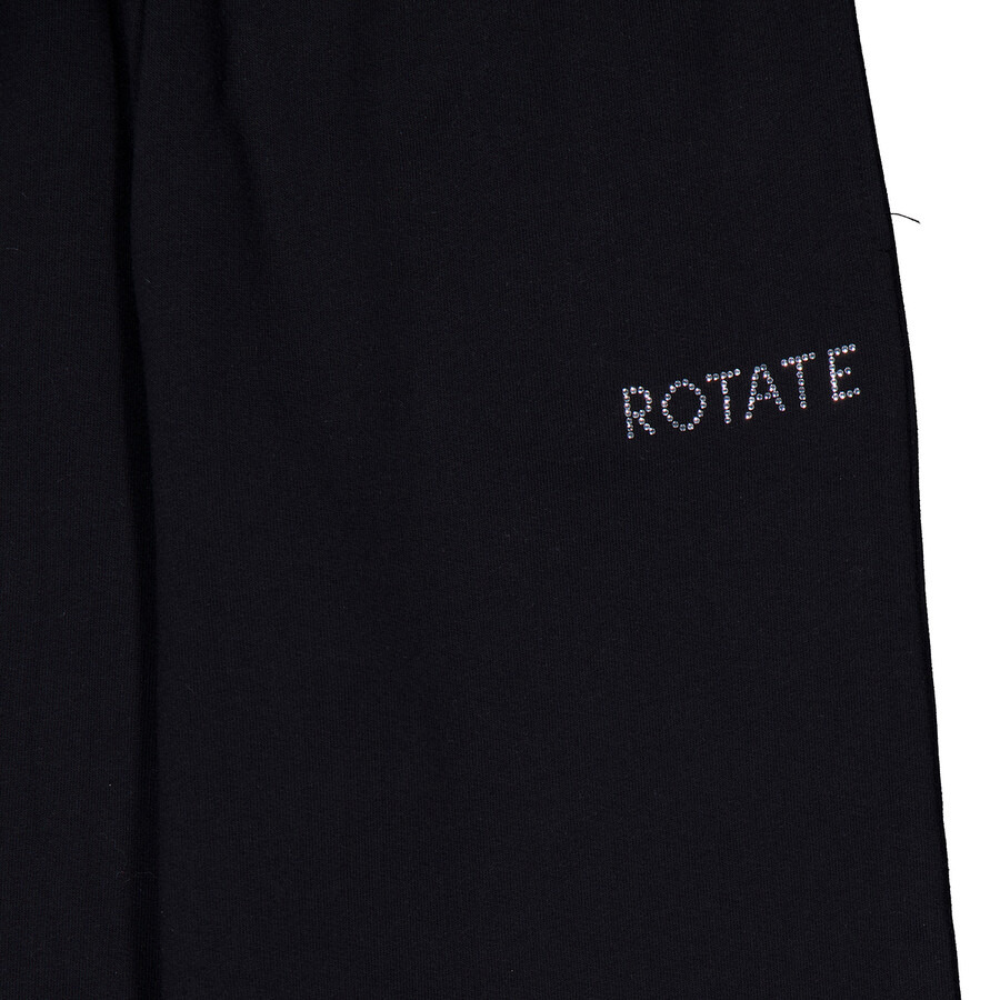 Rotate Crystal Logo Embellished Sweatpants, Size Small - 2