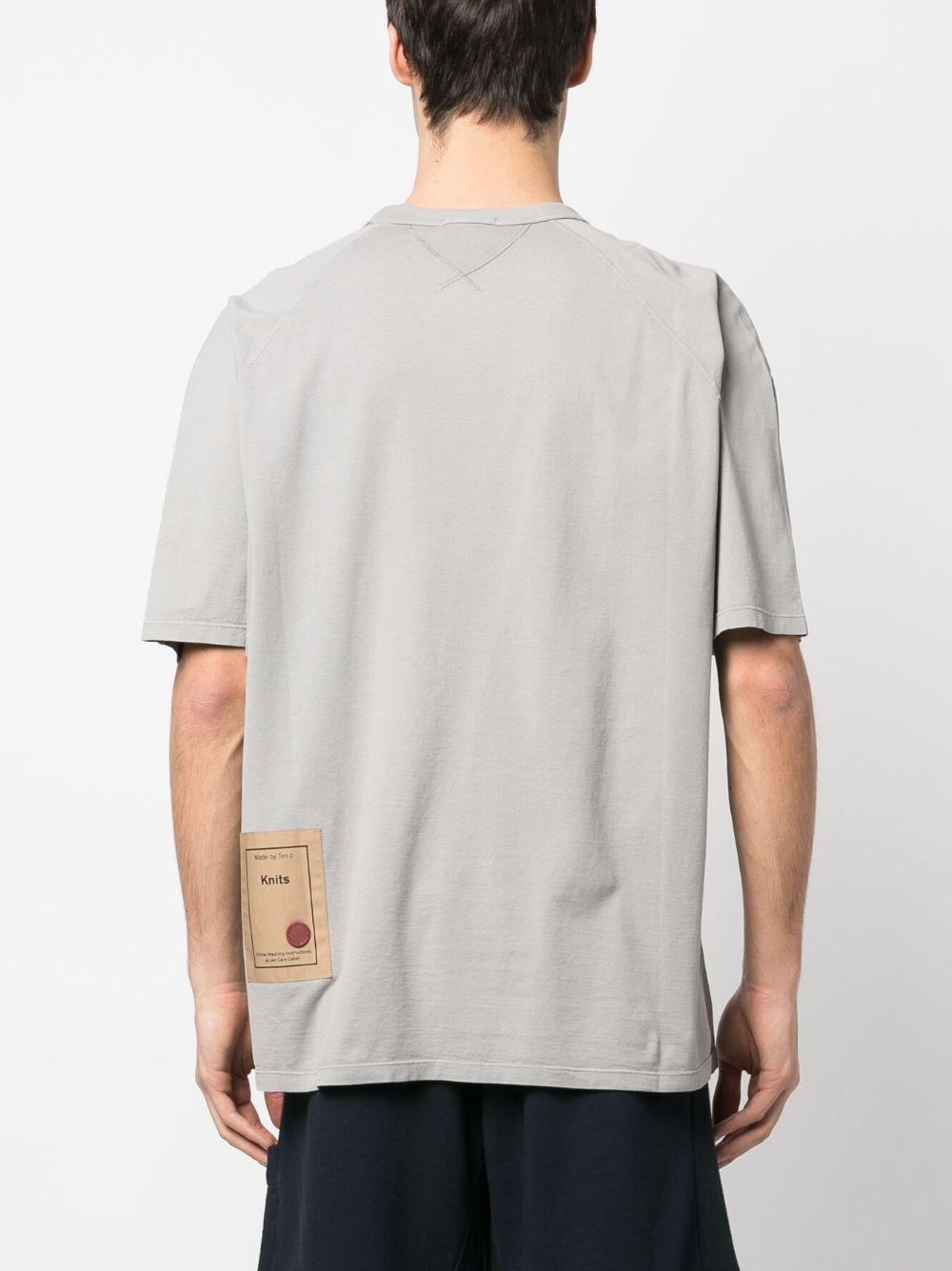 logo-patch crew-neck T-shirt - 4
