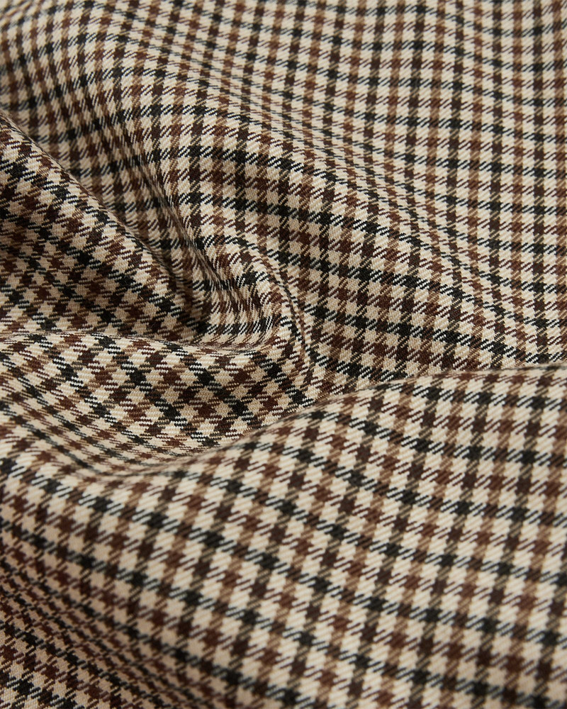 Wide fit trousers in wool twill 7