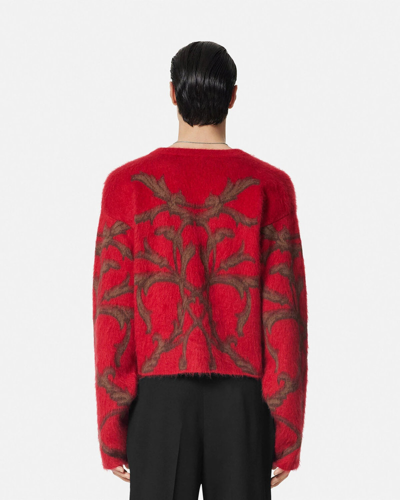Acanthus Leaves Mohair-Blend Sweater 5