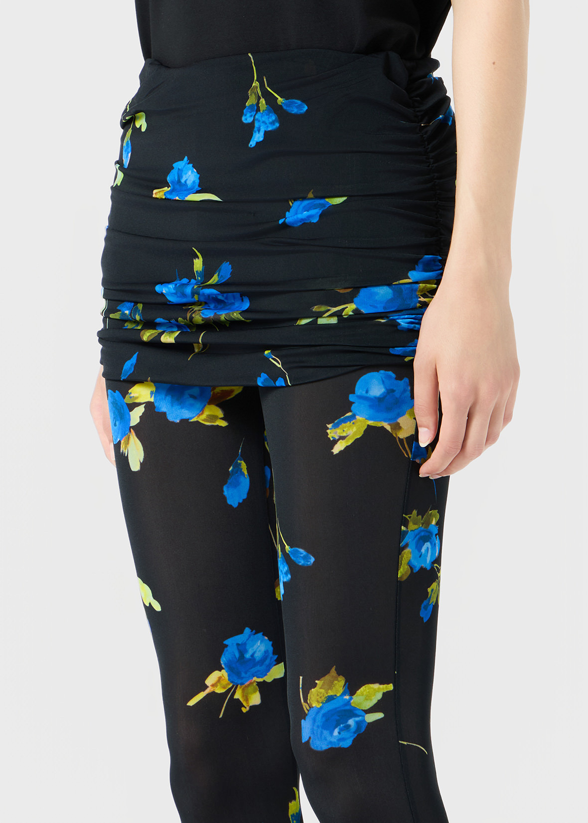 JERSEY LEGGINGS WITH FLOUNCE - 5