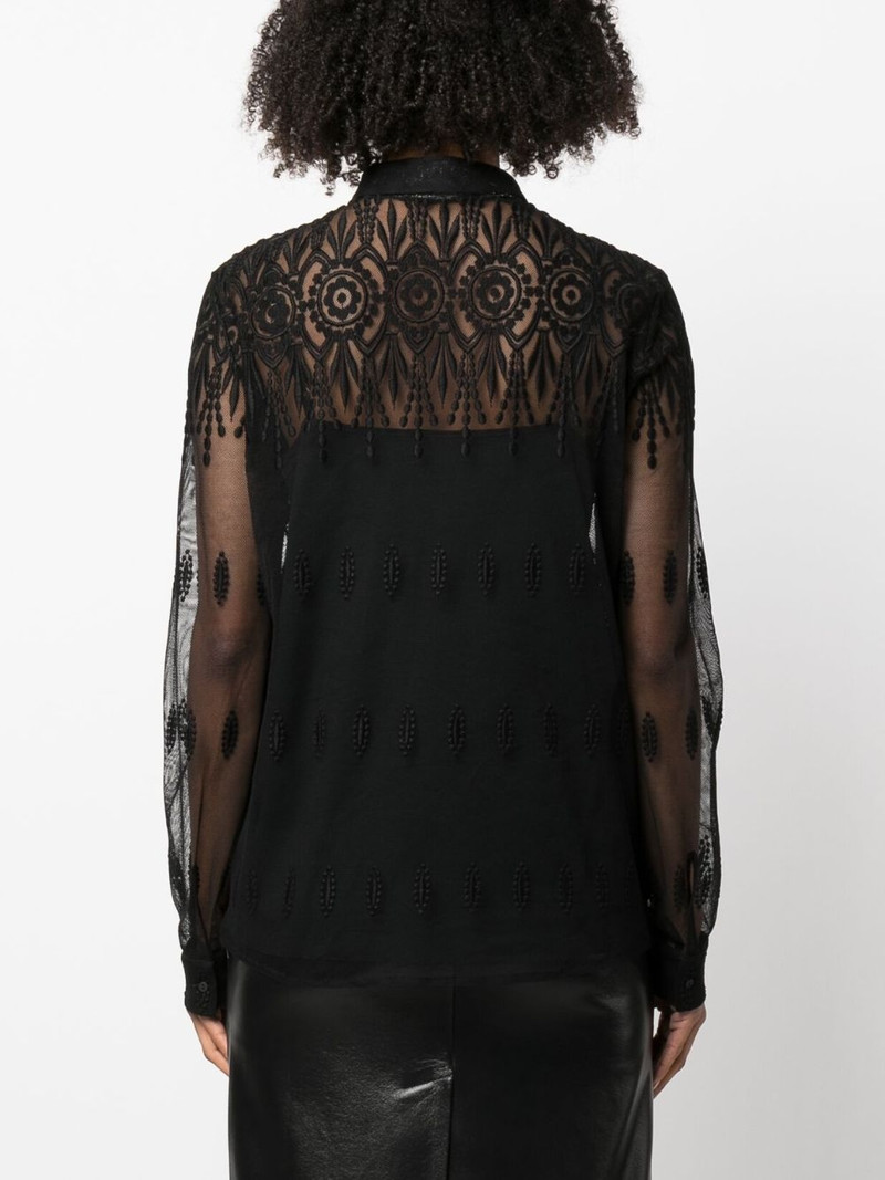 lace-detail semi-sheer top 4