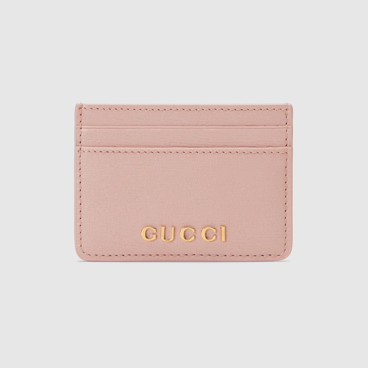Card case with Gucci script - 1