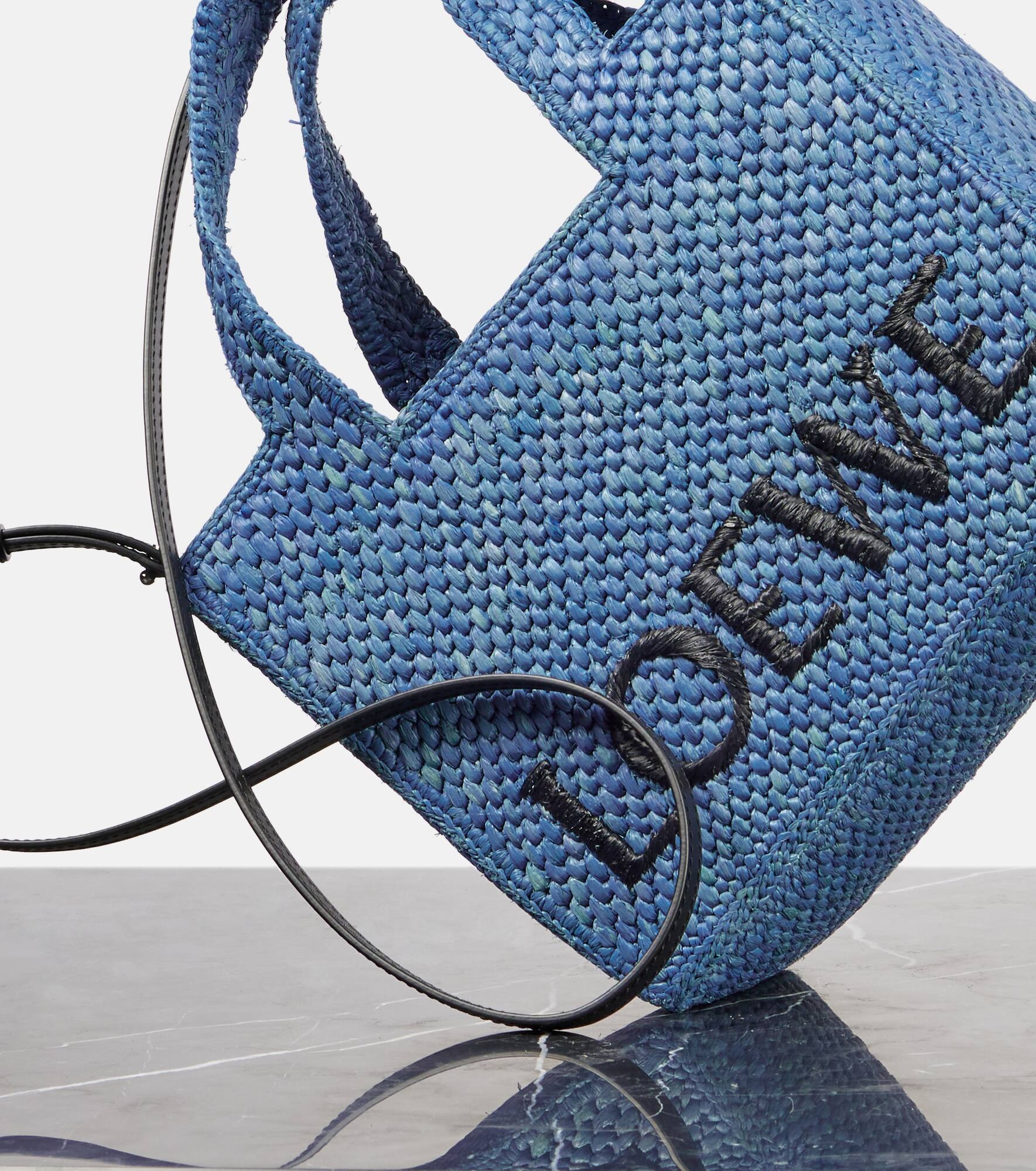 Paula's Ibiza Loewe Font Small tote bag - 6