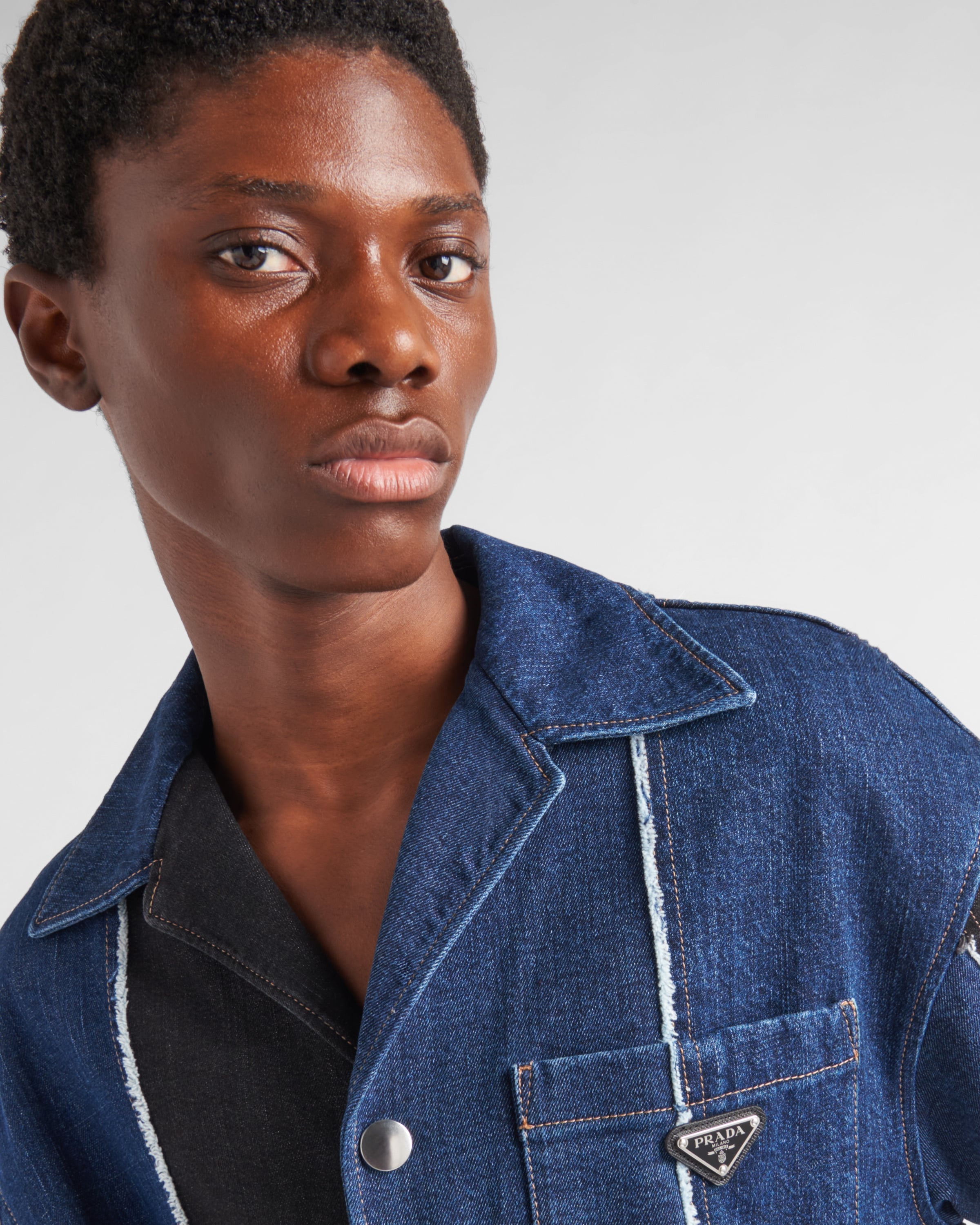 Double Match striped denim shirt - 3