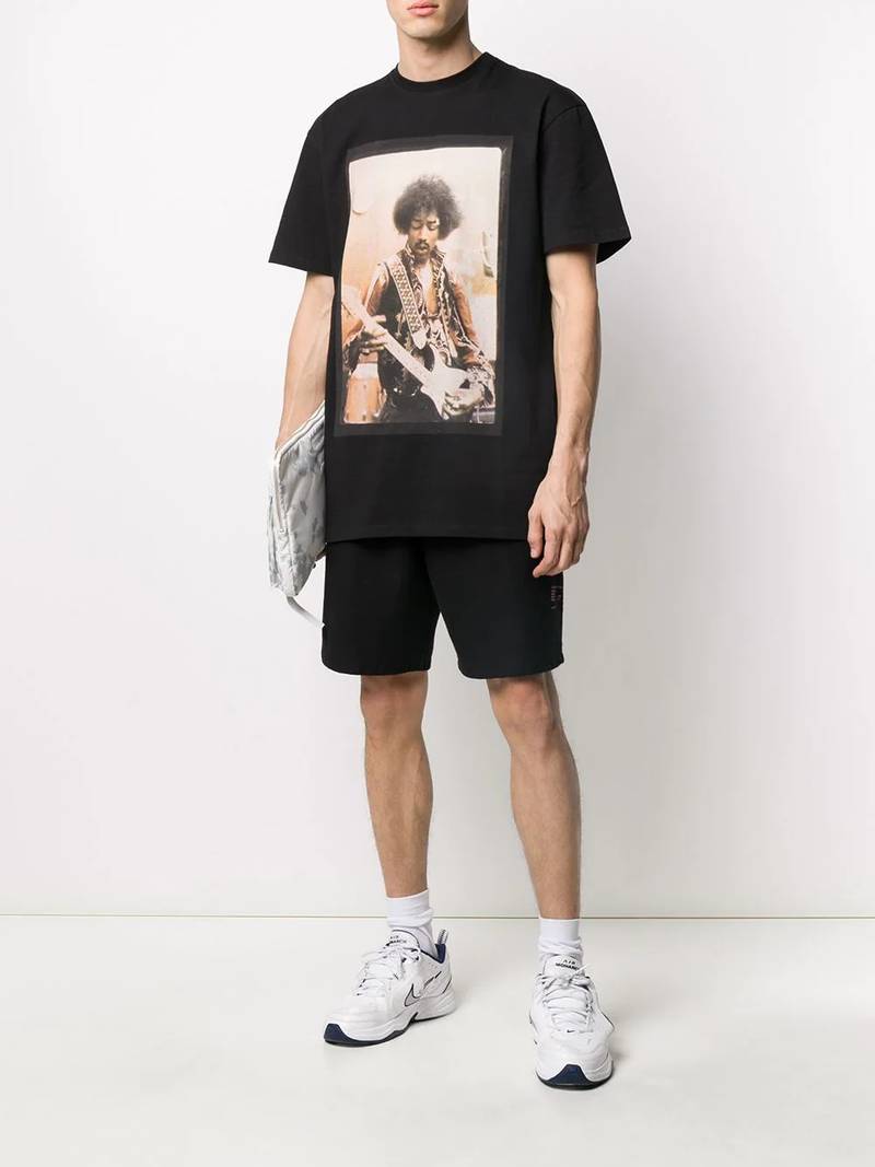 ih nom uh nit Jimi Hendrix printed T-shirt outlook