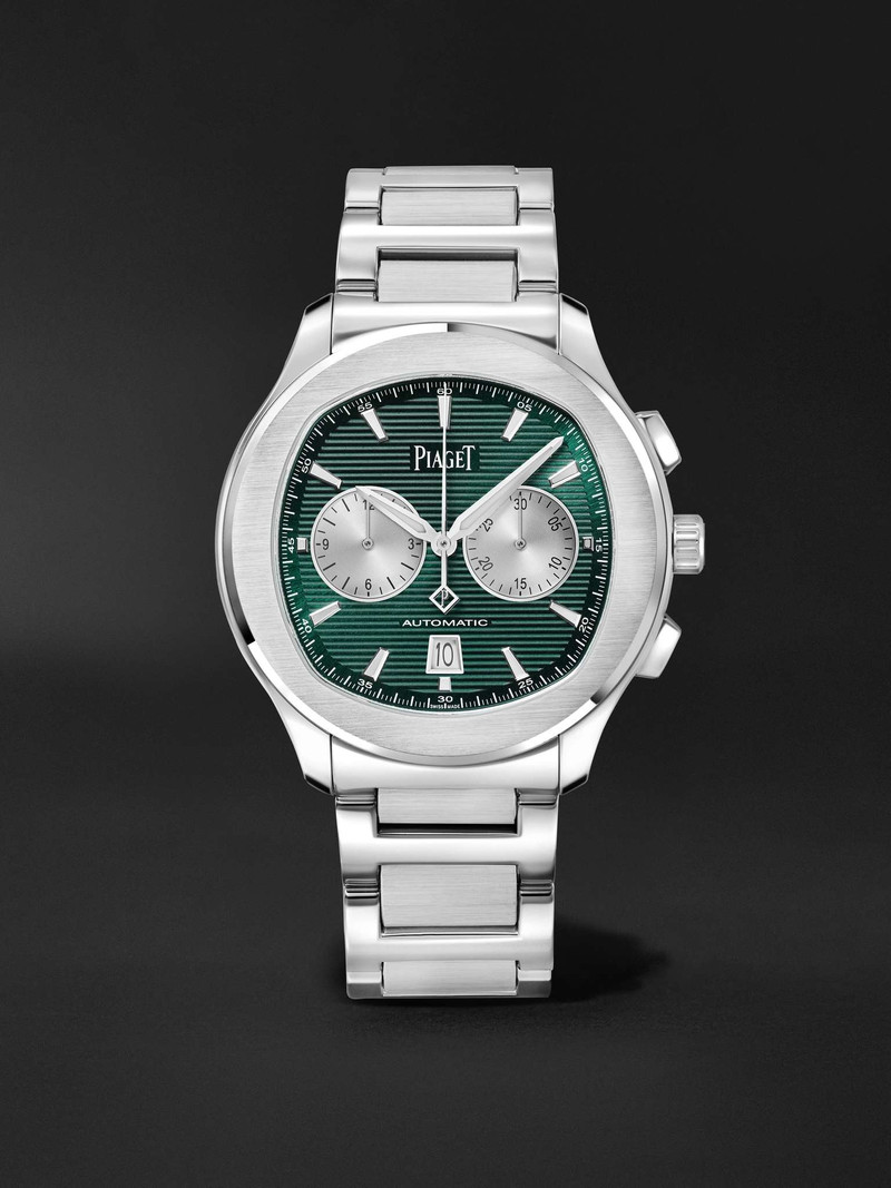 폴로 자동 크로노그래프 42mm 스테인레스 스틸 시계, Ref. No. G0A49024 1