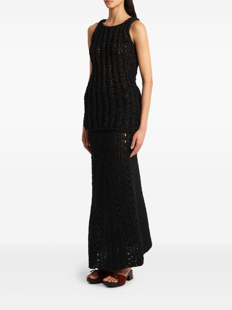 KHAITE openwork Evita top outlook