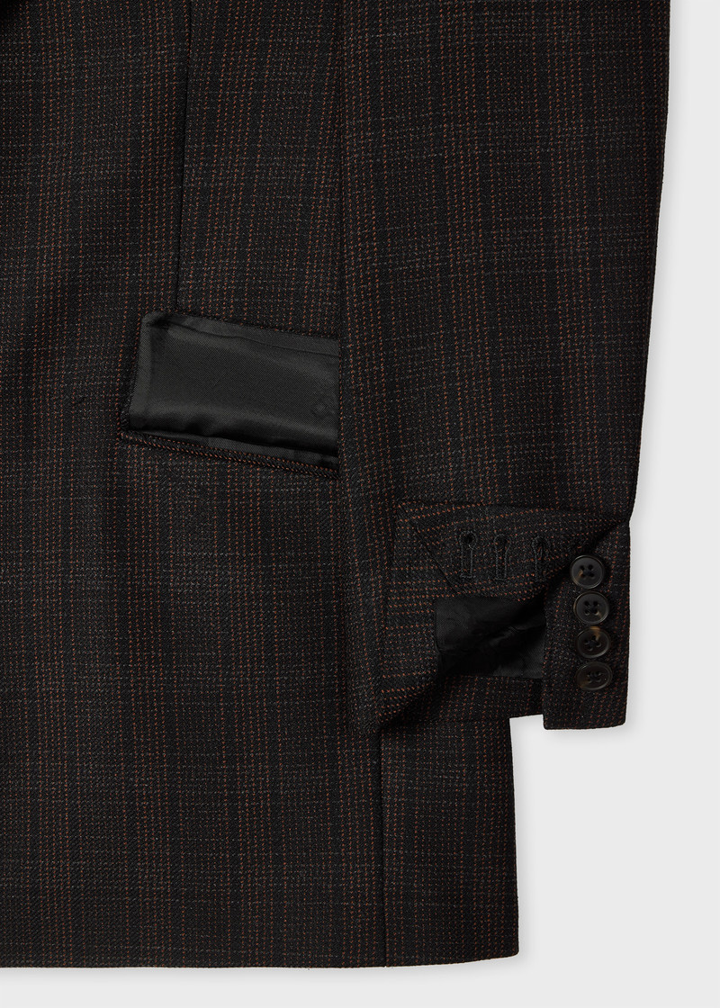 Women's Black Flecked Check Suit 3