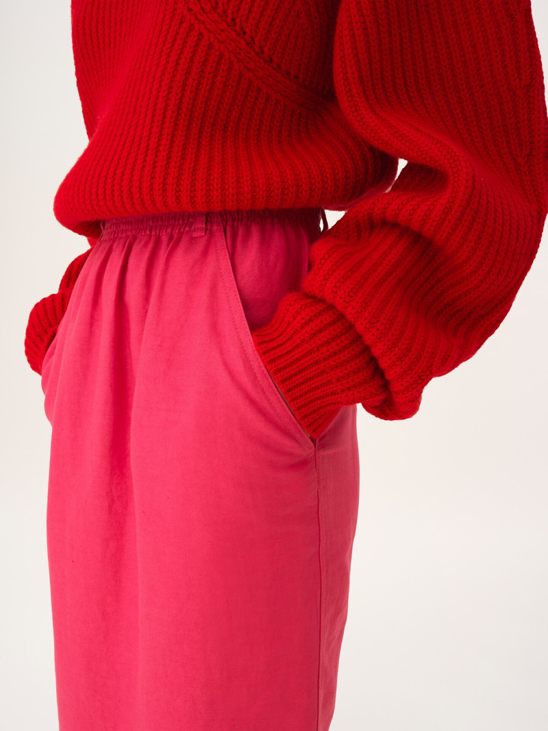 MIDI PENCIL SKIRT IN COTTON-MIX GABARDINE 5