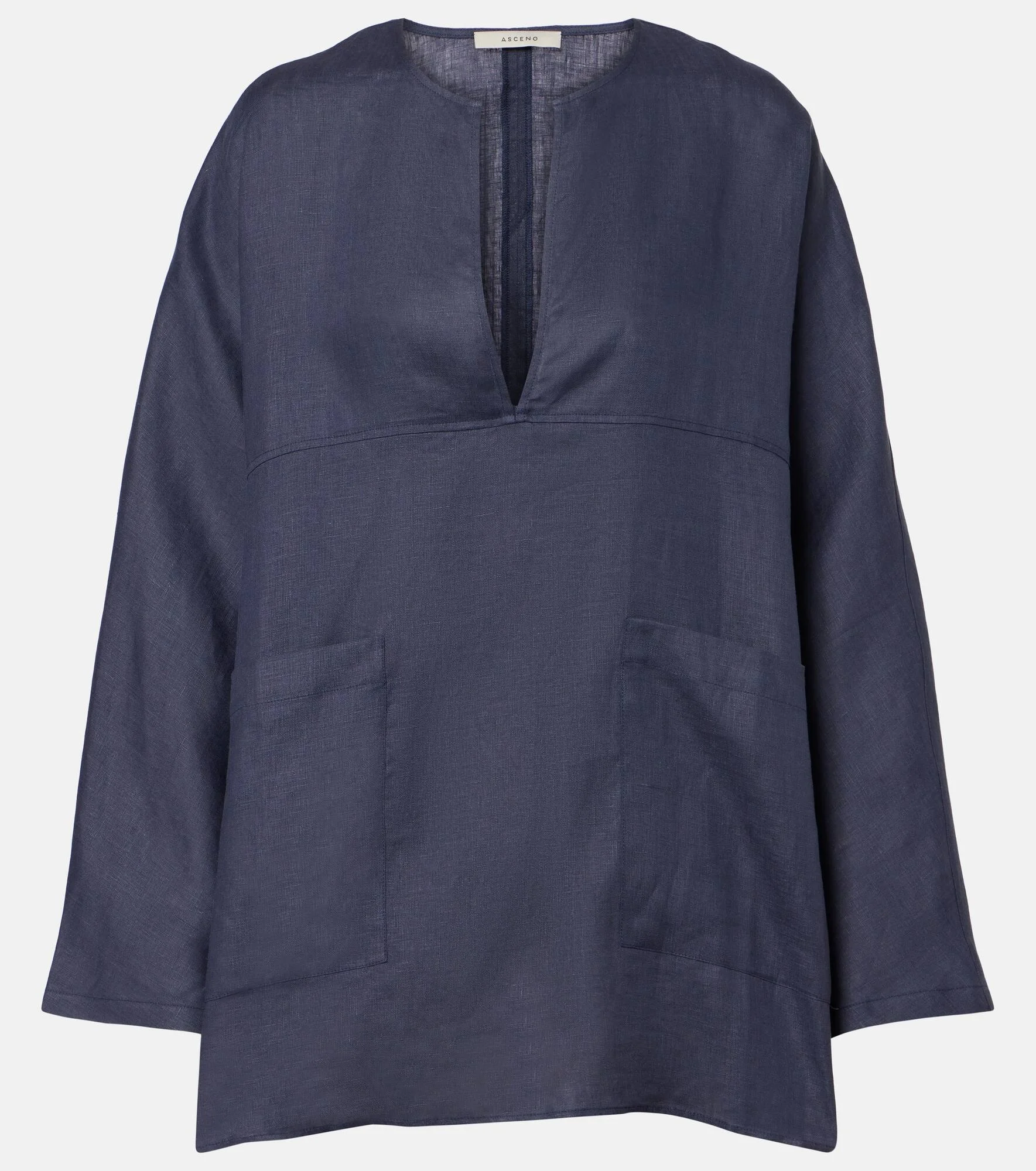 Oversized linen top - 1