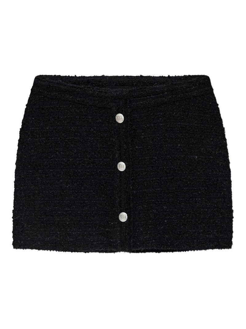 bouclé mini skirt 1