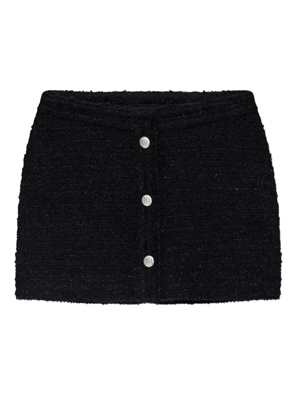 bouclé mini skirt - 1
