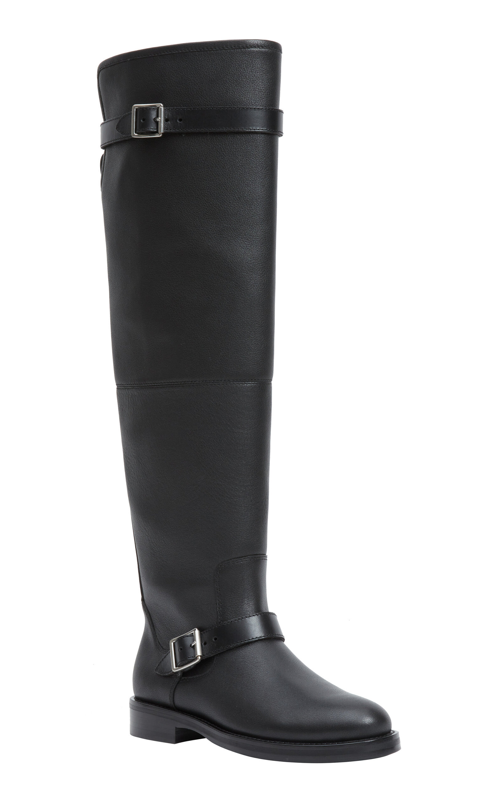 Noah Leather Over-The-Knee Boots black - 3