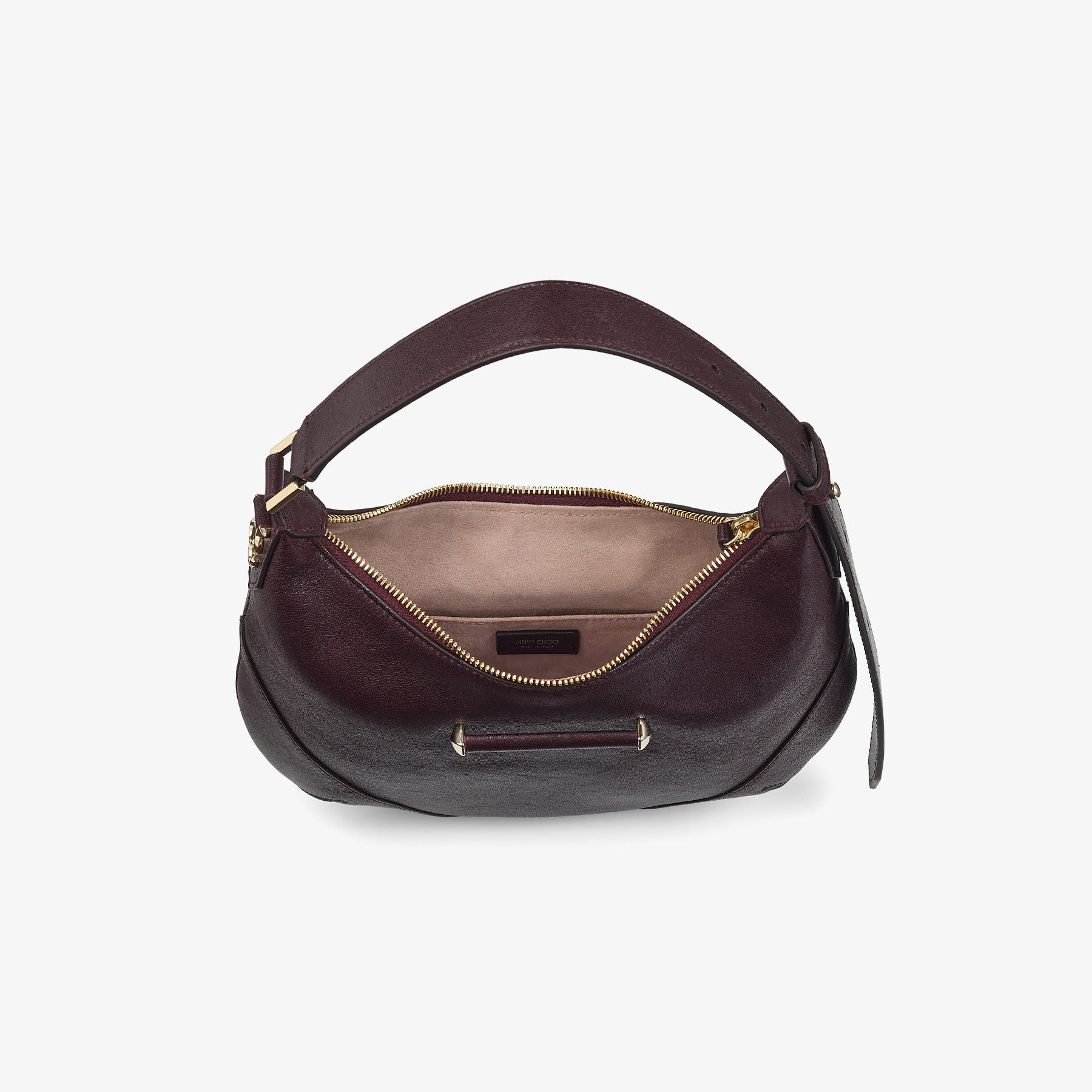 Bar Hobo S
Chocolate Biker Leather Shoulder Bag - 4