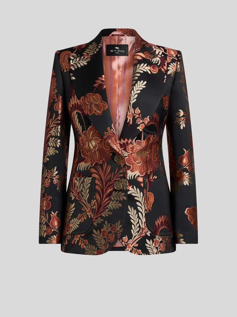 SINGLE-BREASTED JACQUARD JACKET 1