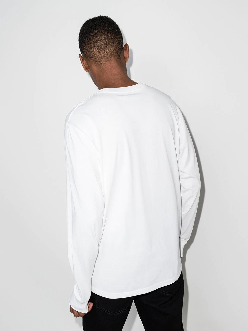 logo-patch long-sleeve T-shirt - 3