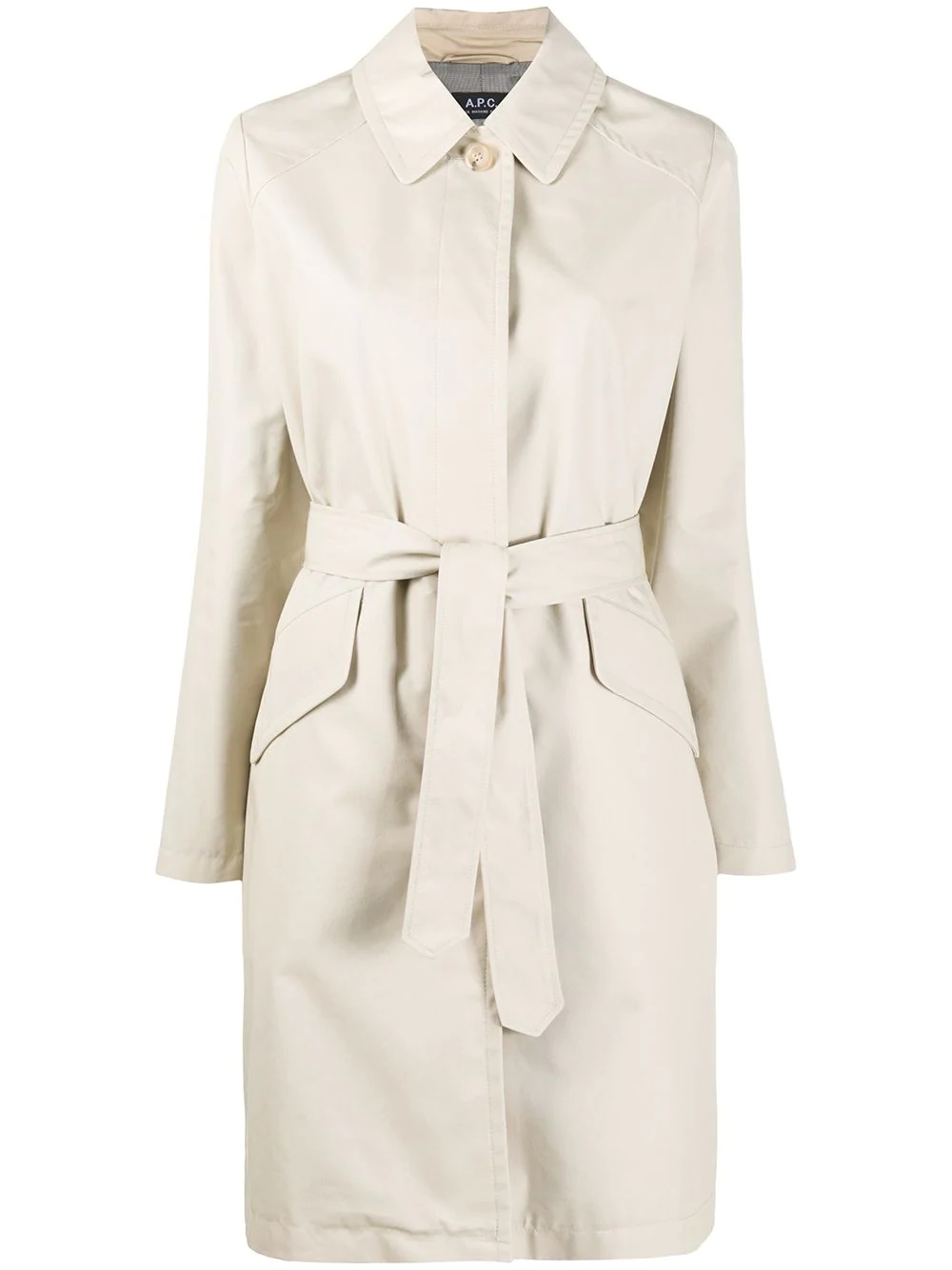 Lucienne single-breasted trench coat - 1