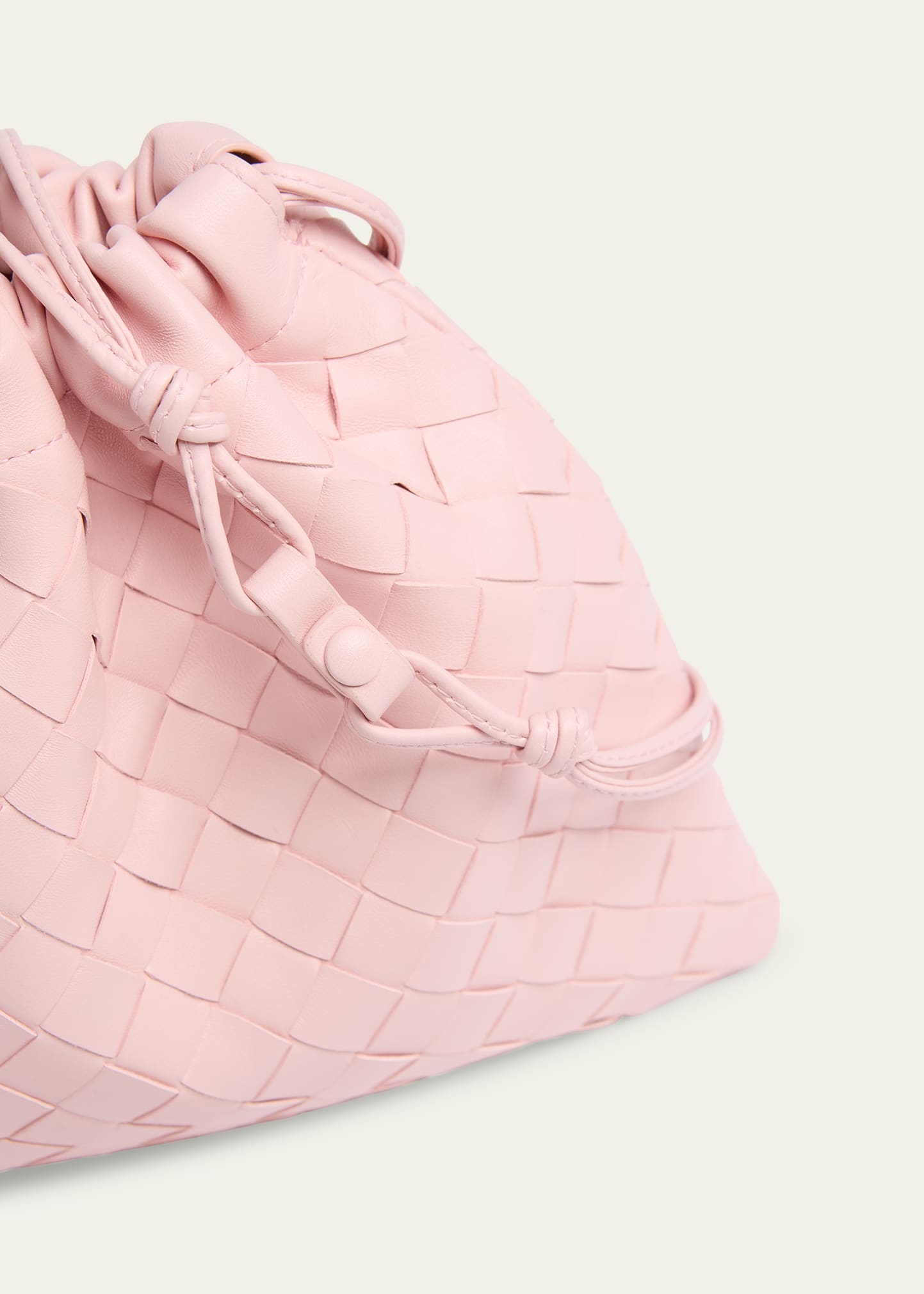 Medium Leather Pouch Bag - 5
