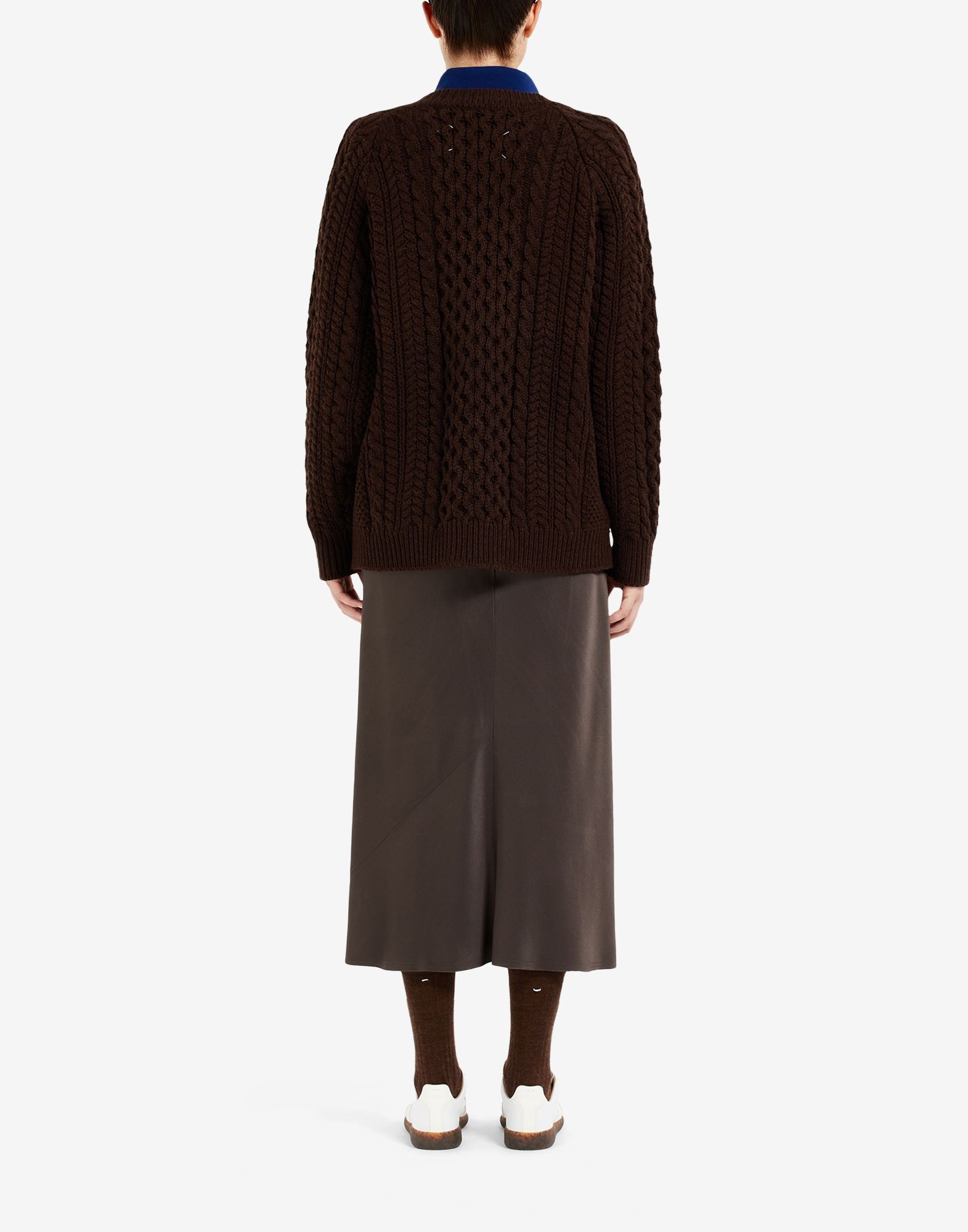Cable knit cardigan - 4
