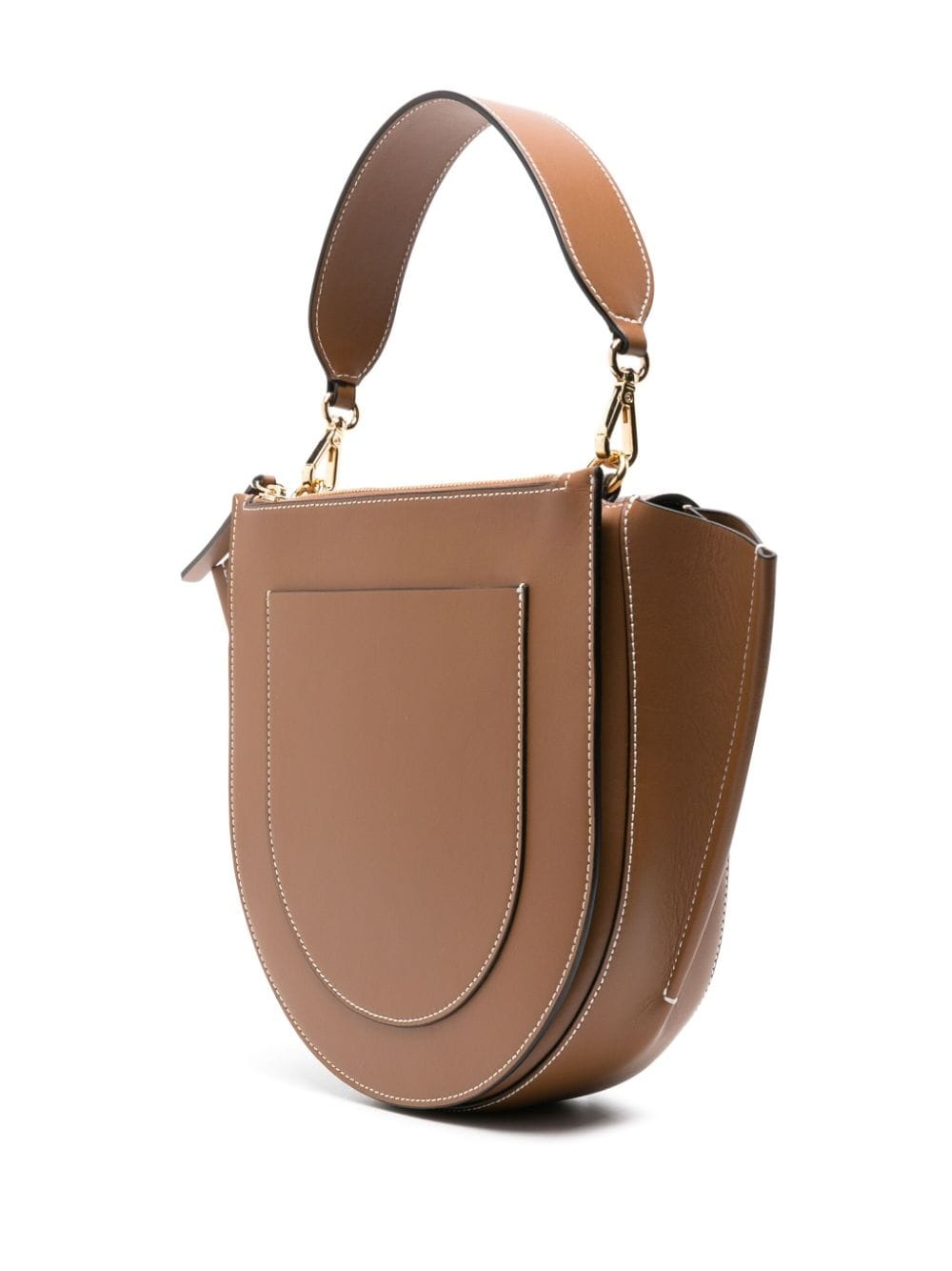 medium Hortensia leather tote bag - 3