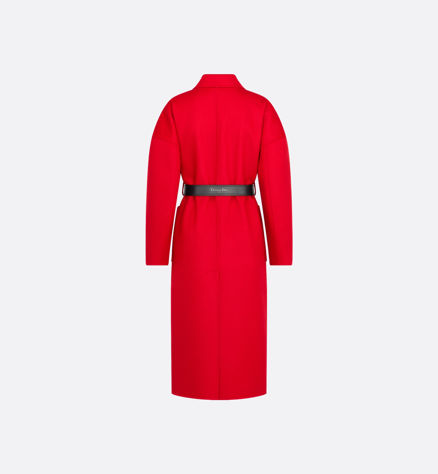 Long Coat with Belt - 2