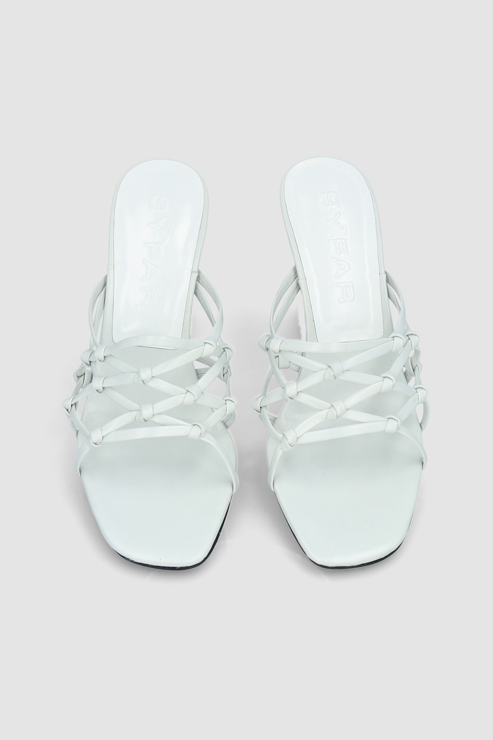 Malaya Burrata Creased Calf Leather Mule - 3