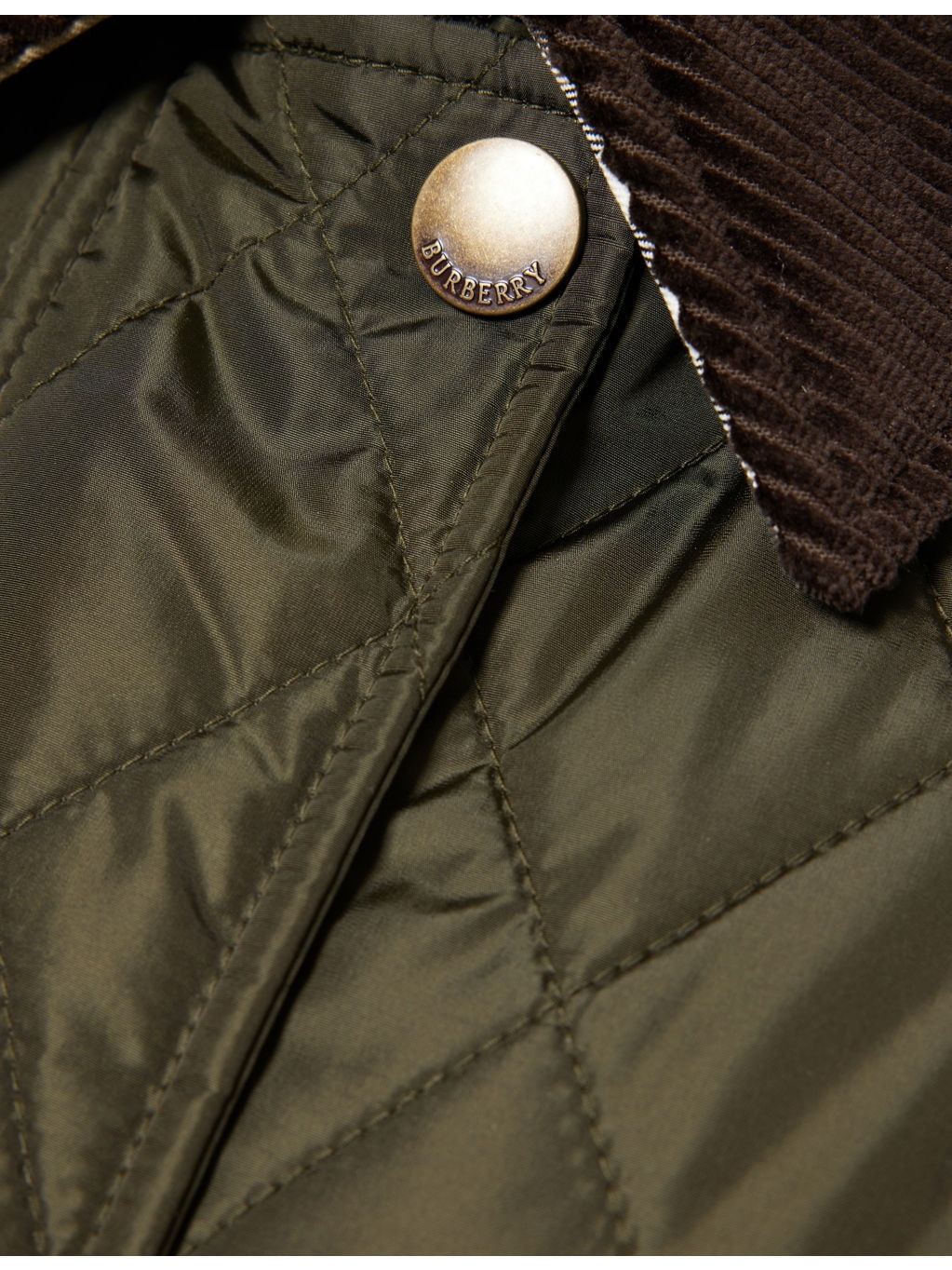 Quilted Corduroy-Trims Woven Jacket - 7