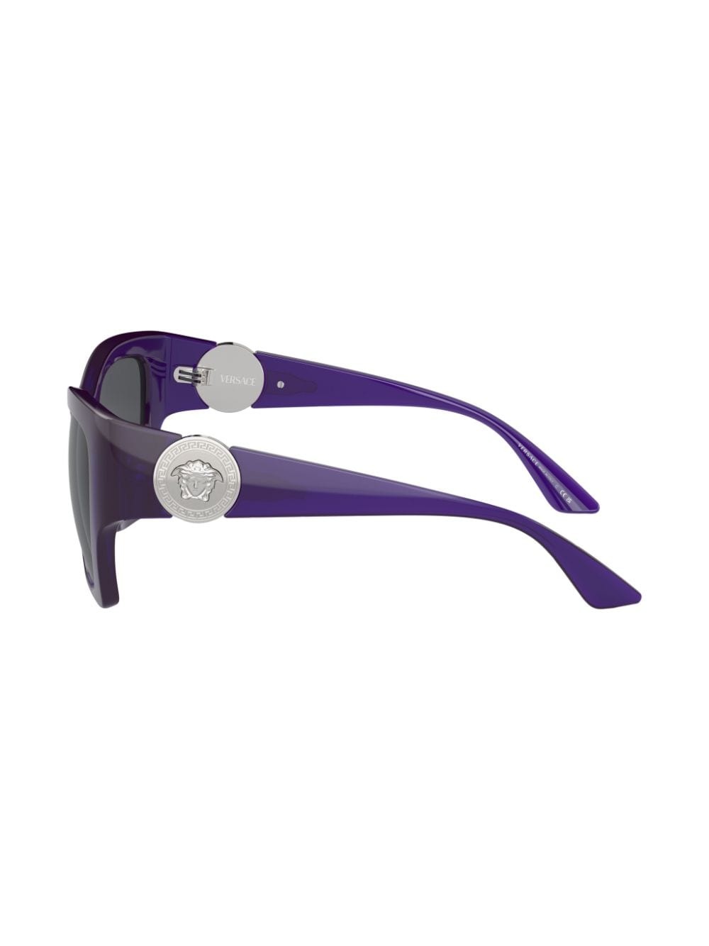 logo-plaque square-frame sunglasses - 3