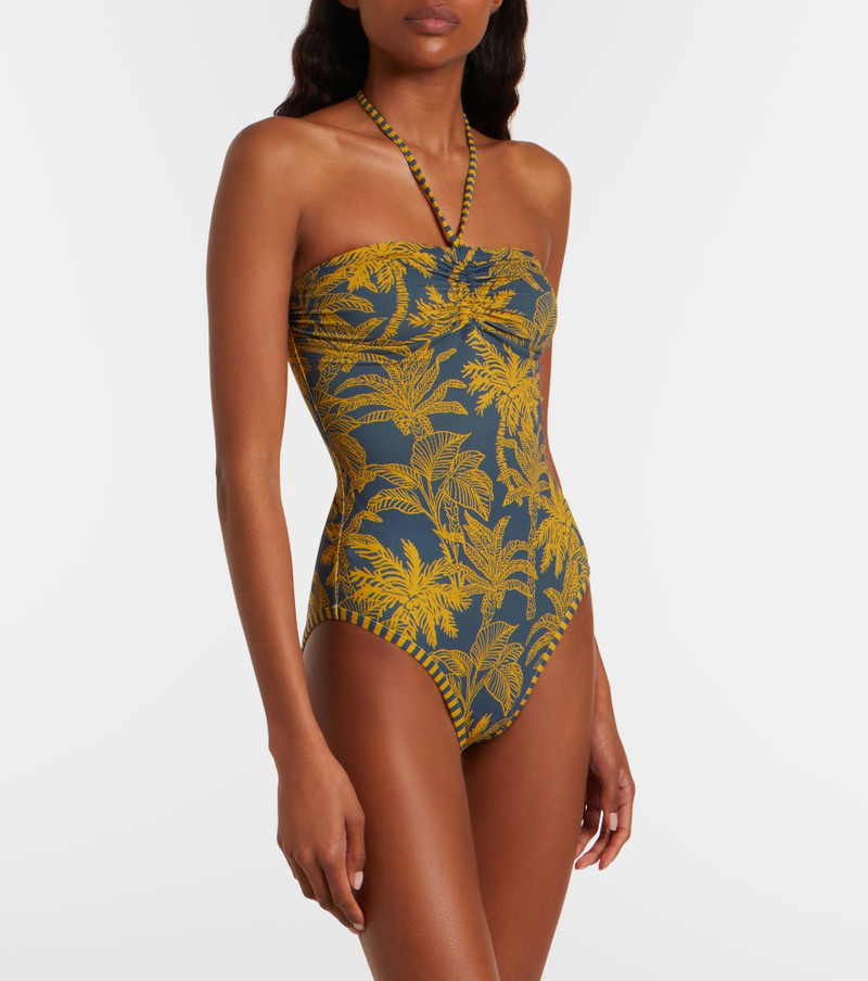 ERES Ailleurs printed halterneck swimsuit outlook
