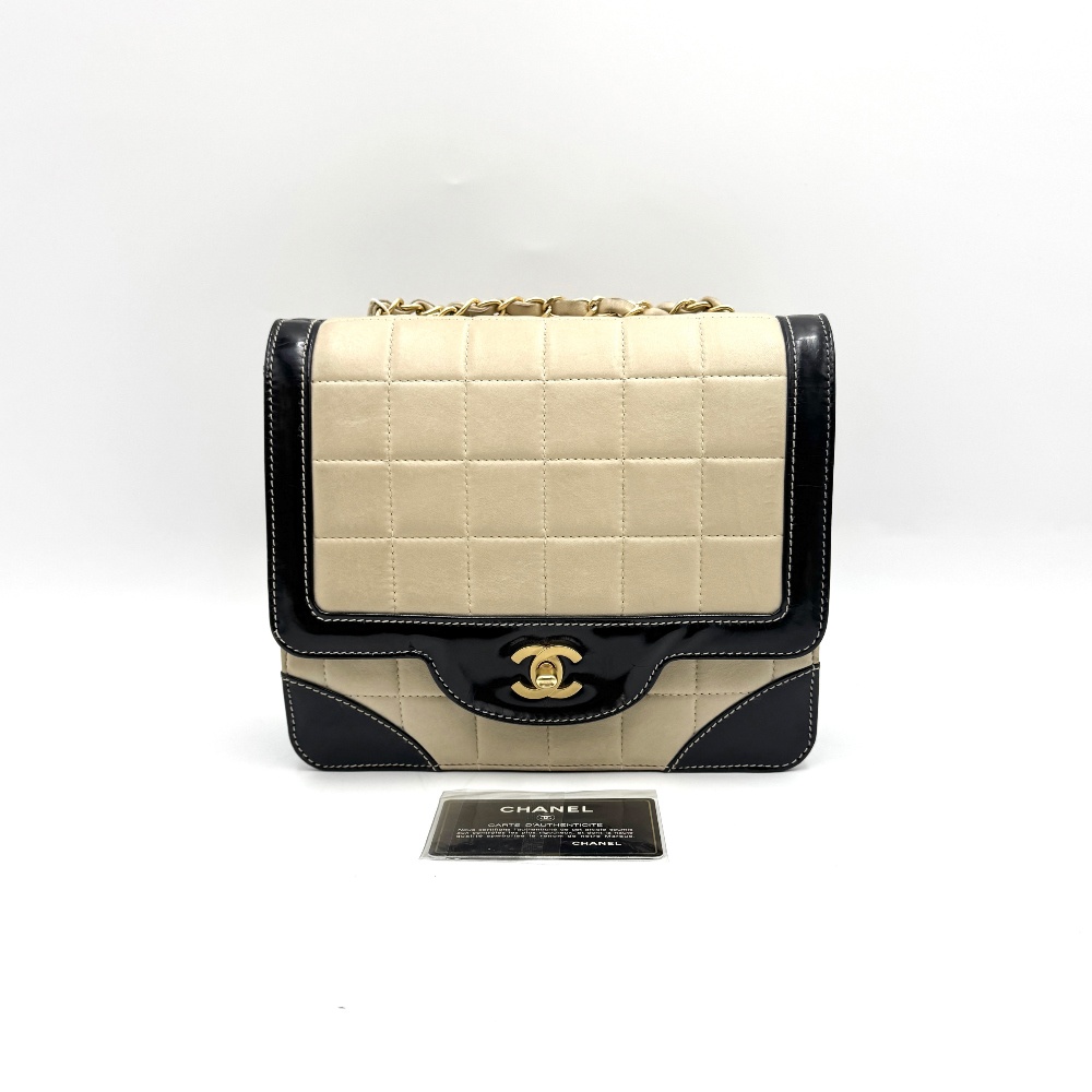 Chanel No.6 Chocolate Bar Flap Shoulder Bag - 12