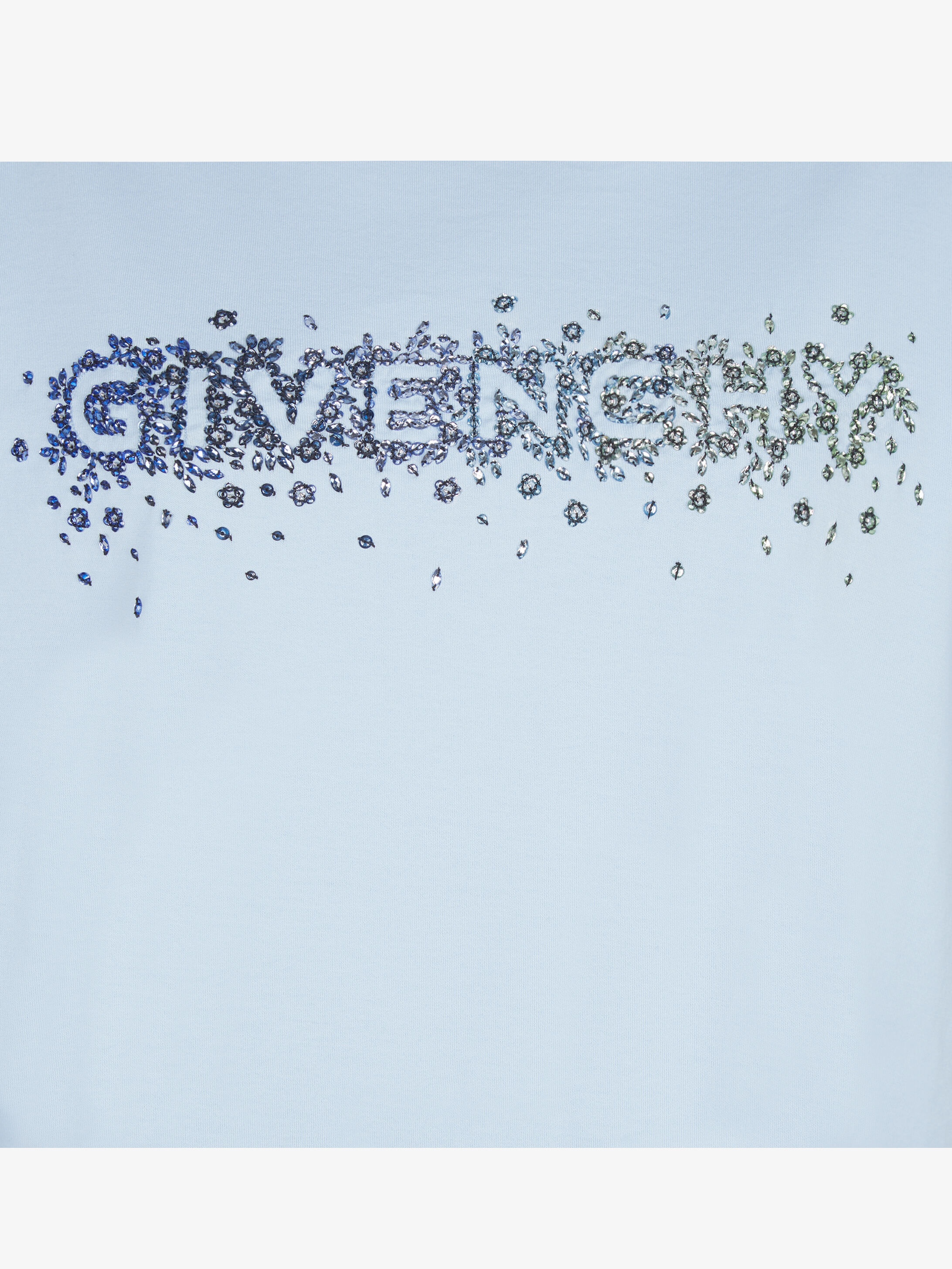 GIVENCHY crystals embroidered t-shirt - 5