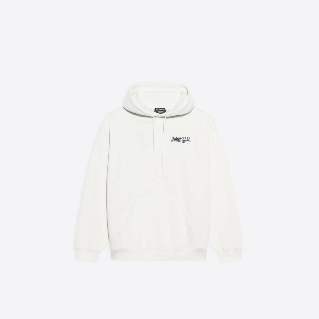 Men's Political Campaign Hoodie Medium Fit in White - 1