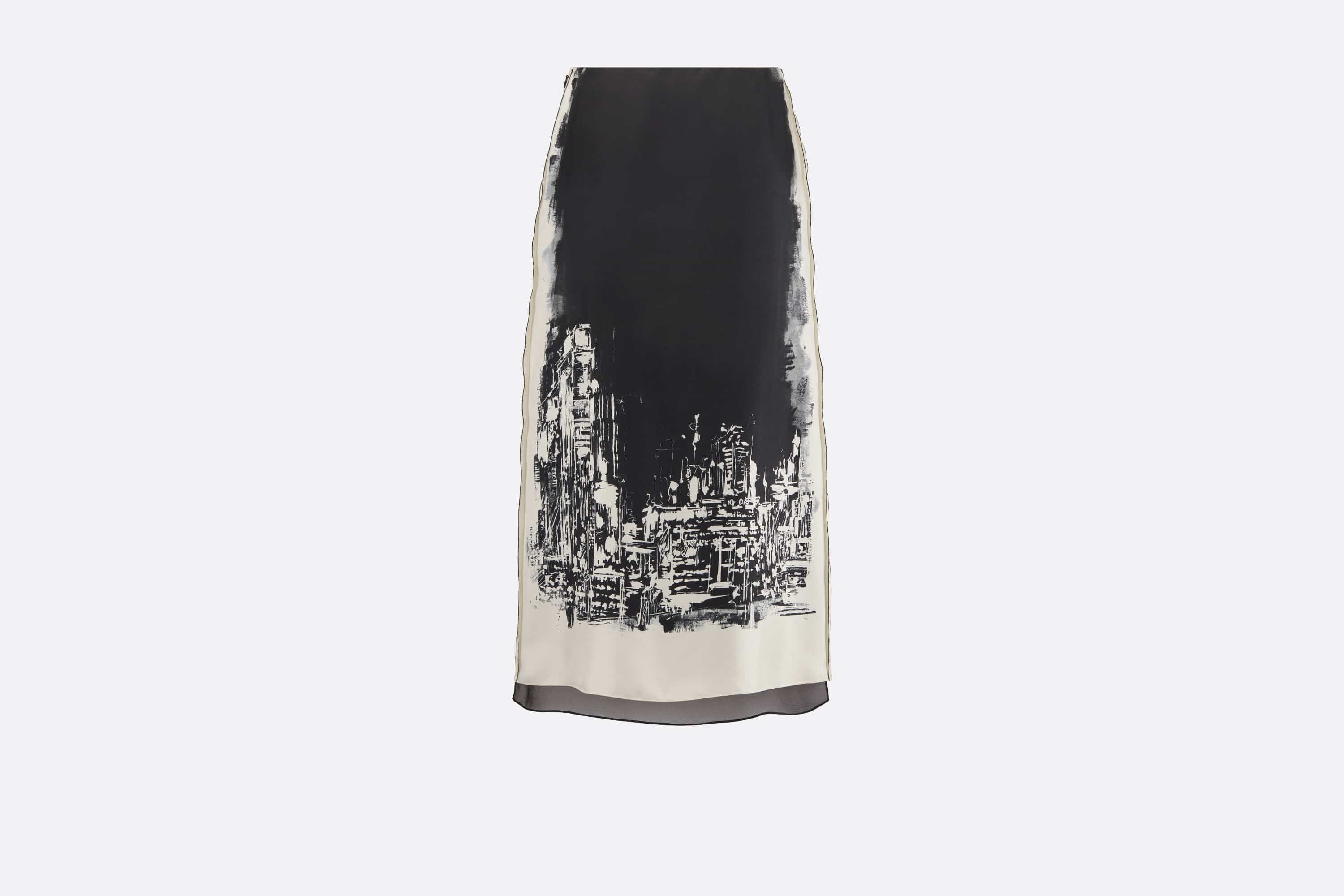 Flared Mid-Length Skirt - 5
