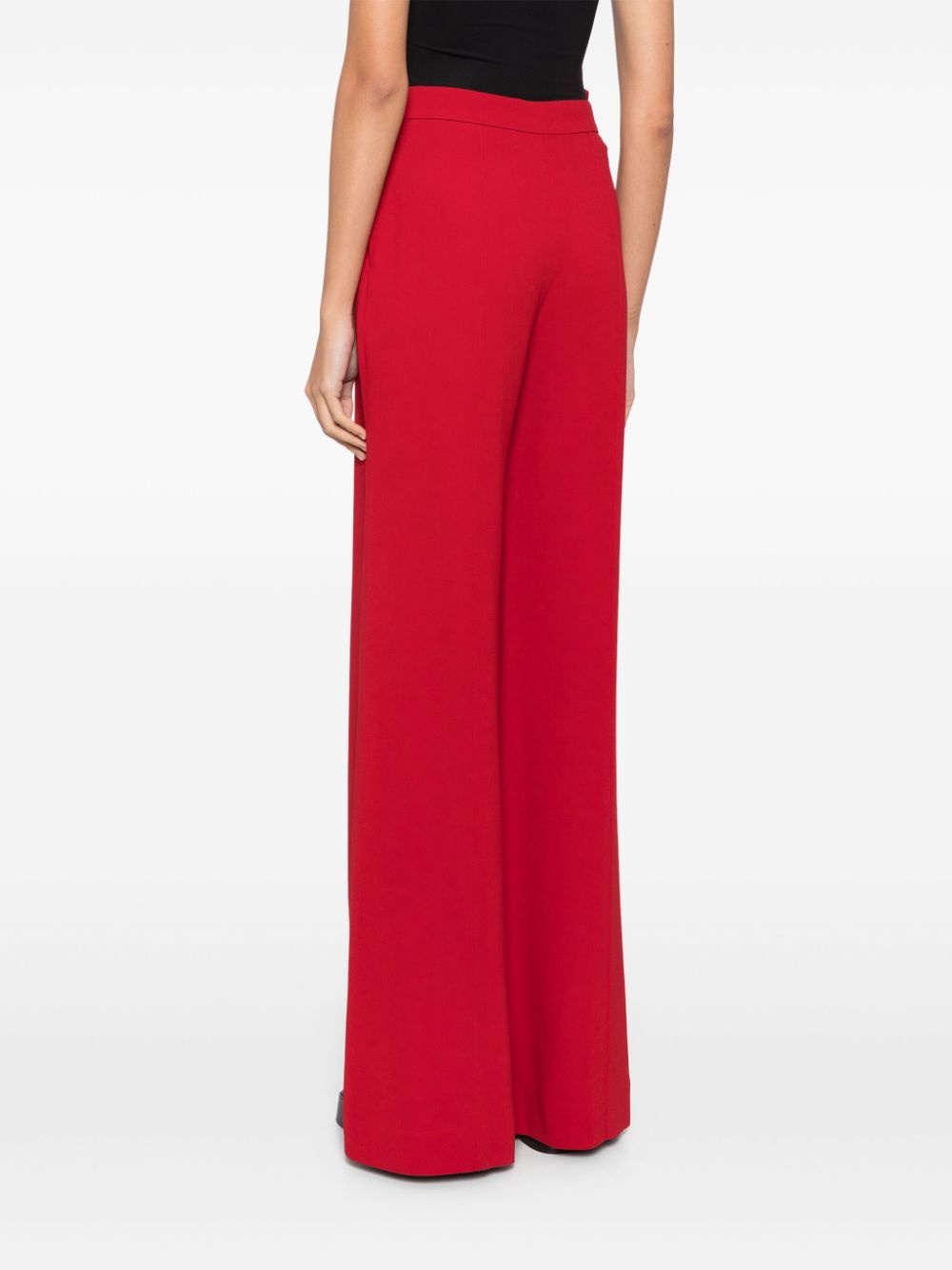 exposed-seam detailing trousers - 4