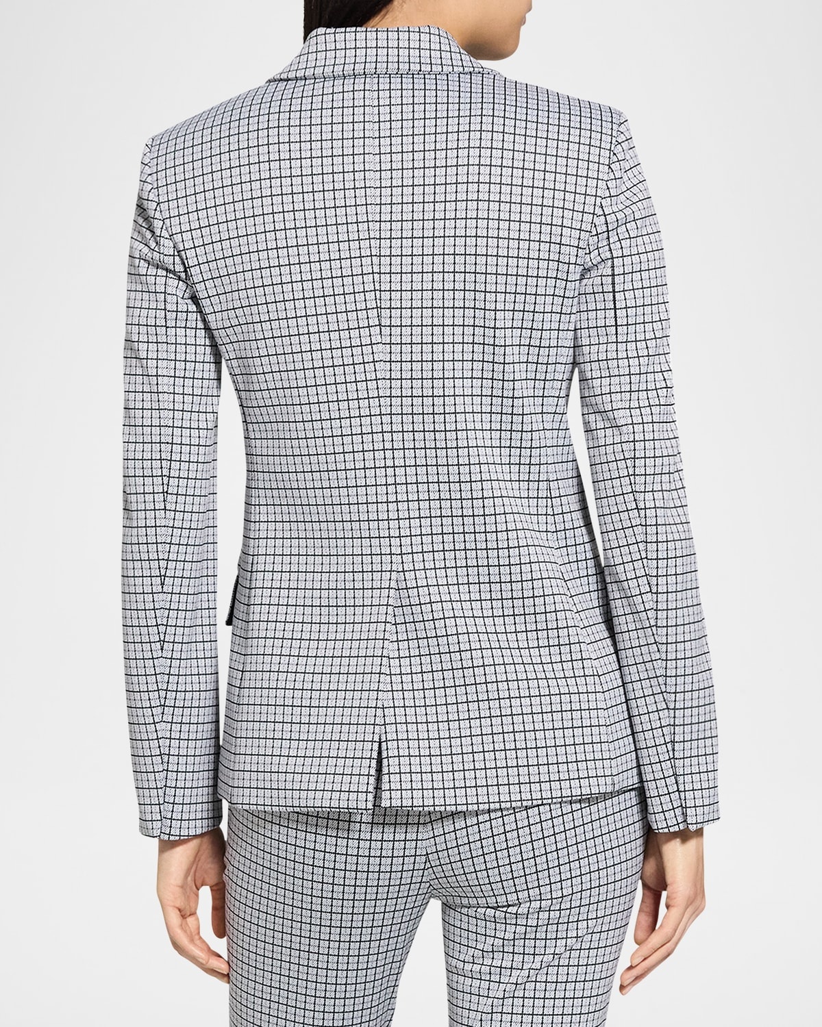 Single-Breasted Two-Button Blazer - 3