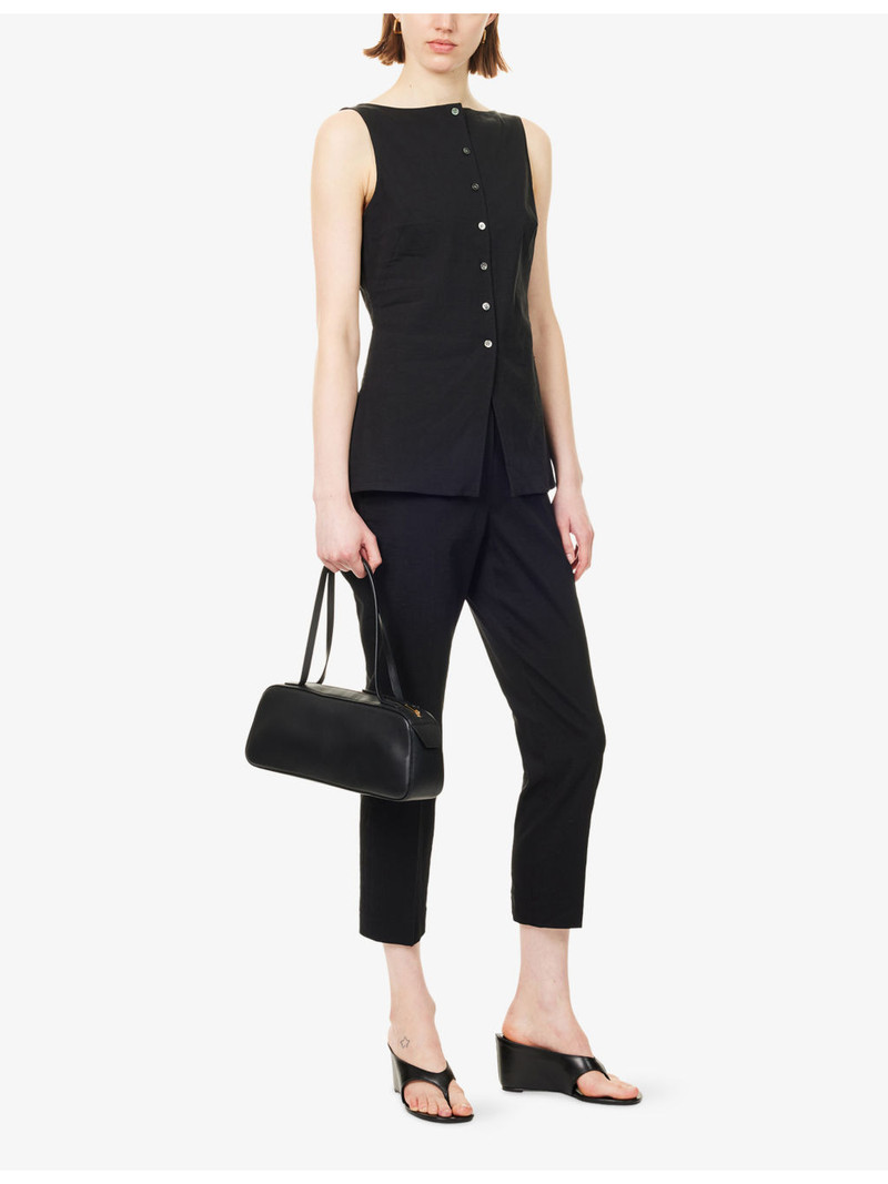 Theory Boatneck Woven Top outlook