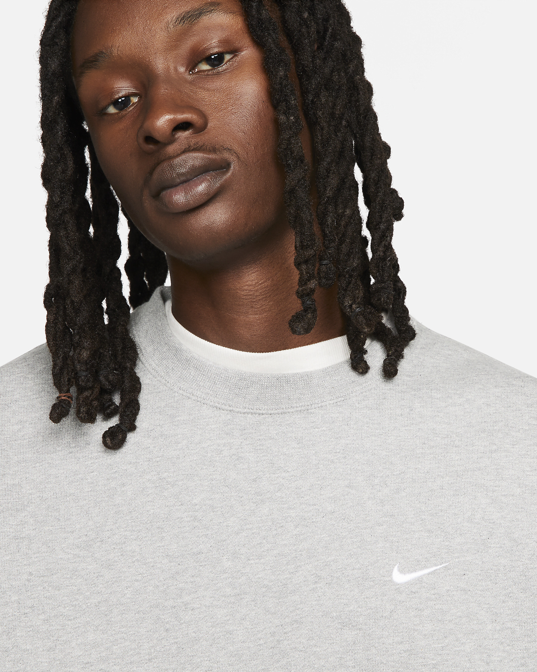 Nike Solo Swoosh Men's Fleece Crew - 3