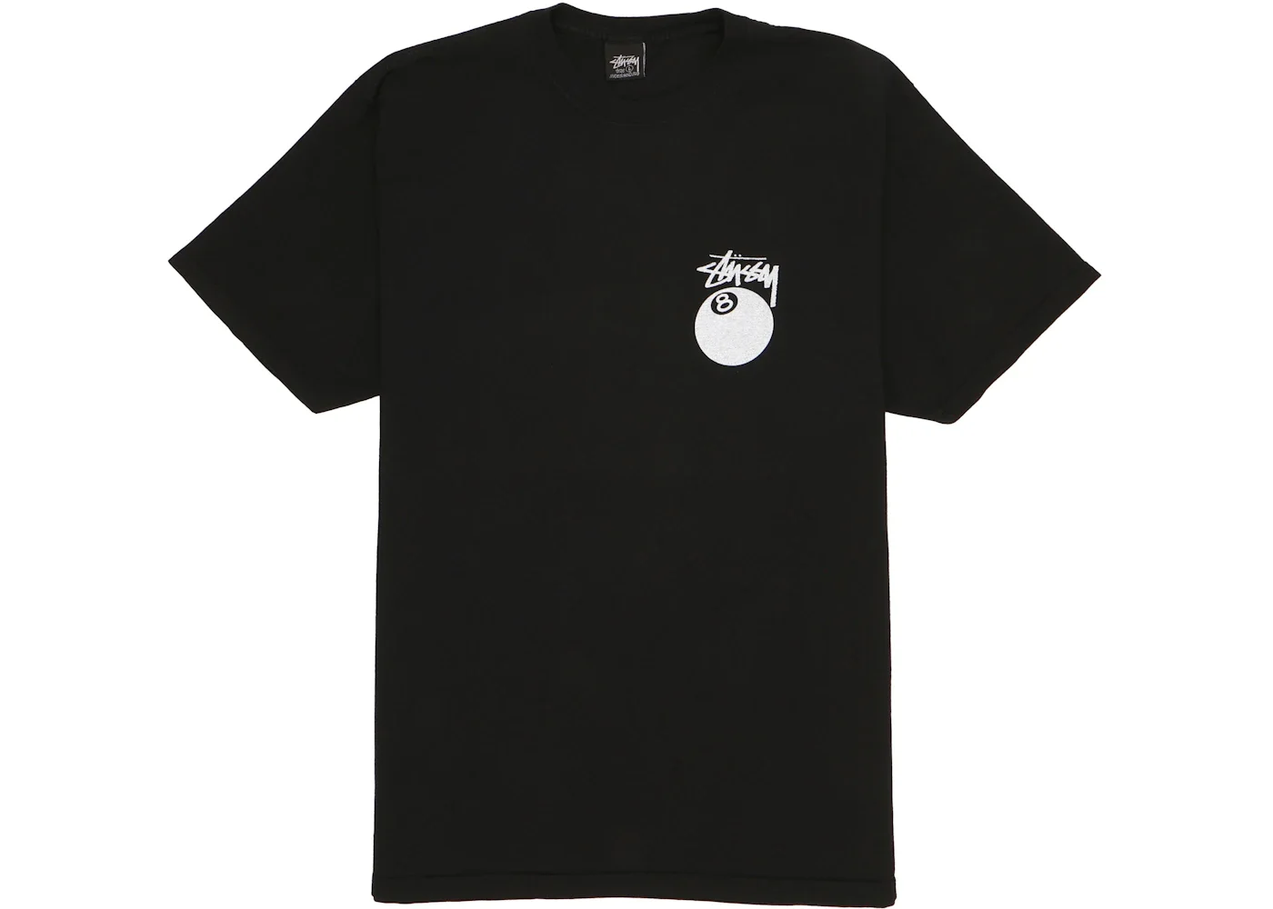 Stussy 8 Ball Pigment Dyed Tee Black - 1
