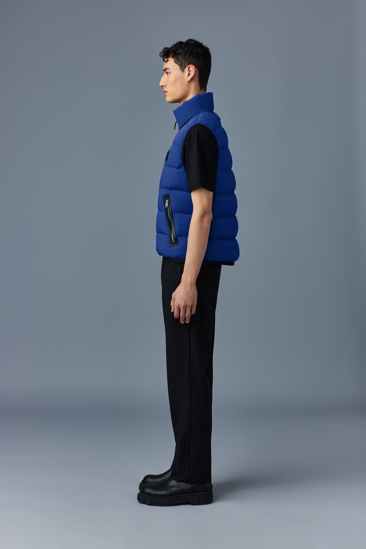 FISHER Agile-360 stretch light down vest with stand collar - 3