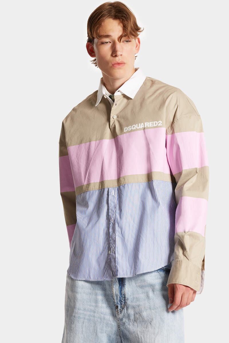 RUGBY HYBRID OVERSIZE SHIRT - 1